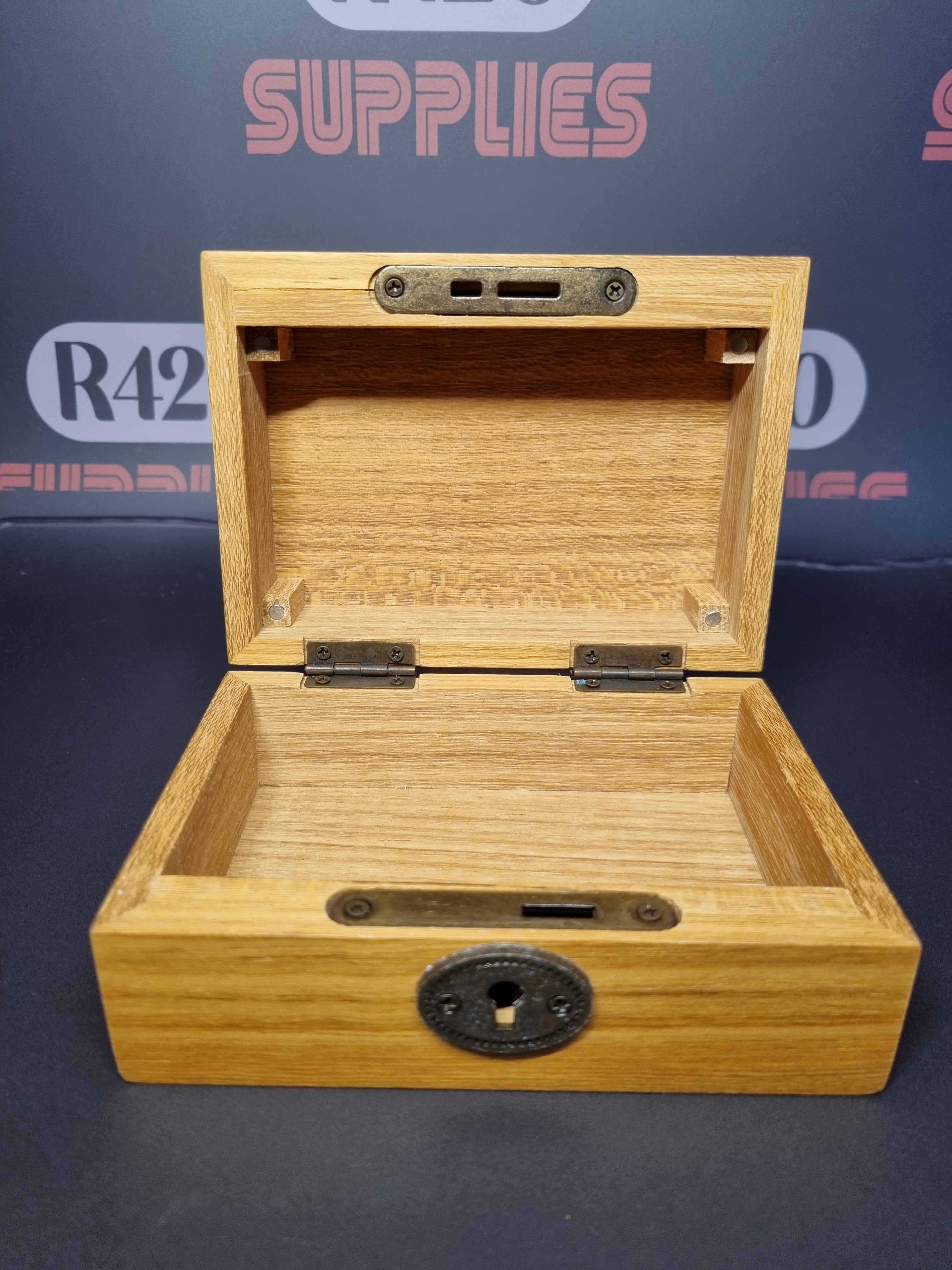 Buddies Wooden Rolling Box - Lockable - Small