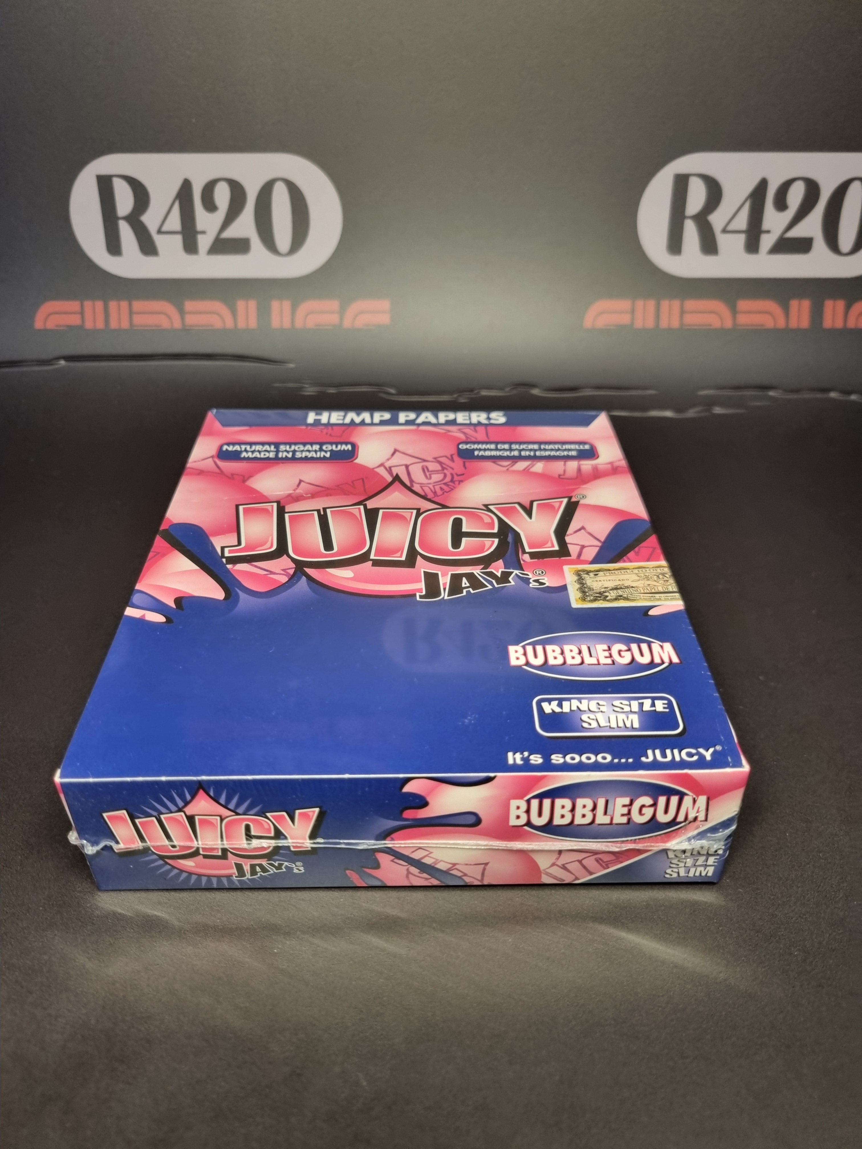 Juicy Jay's Kingsize Slim Flavoured Skins - Bubble Gum