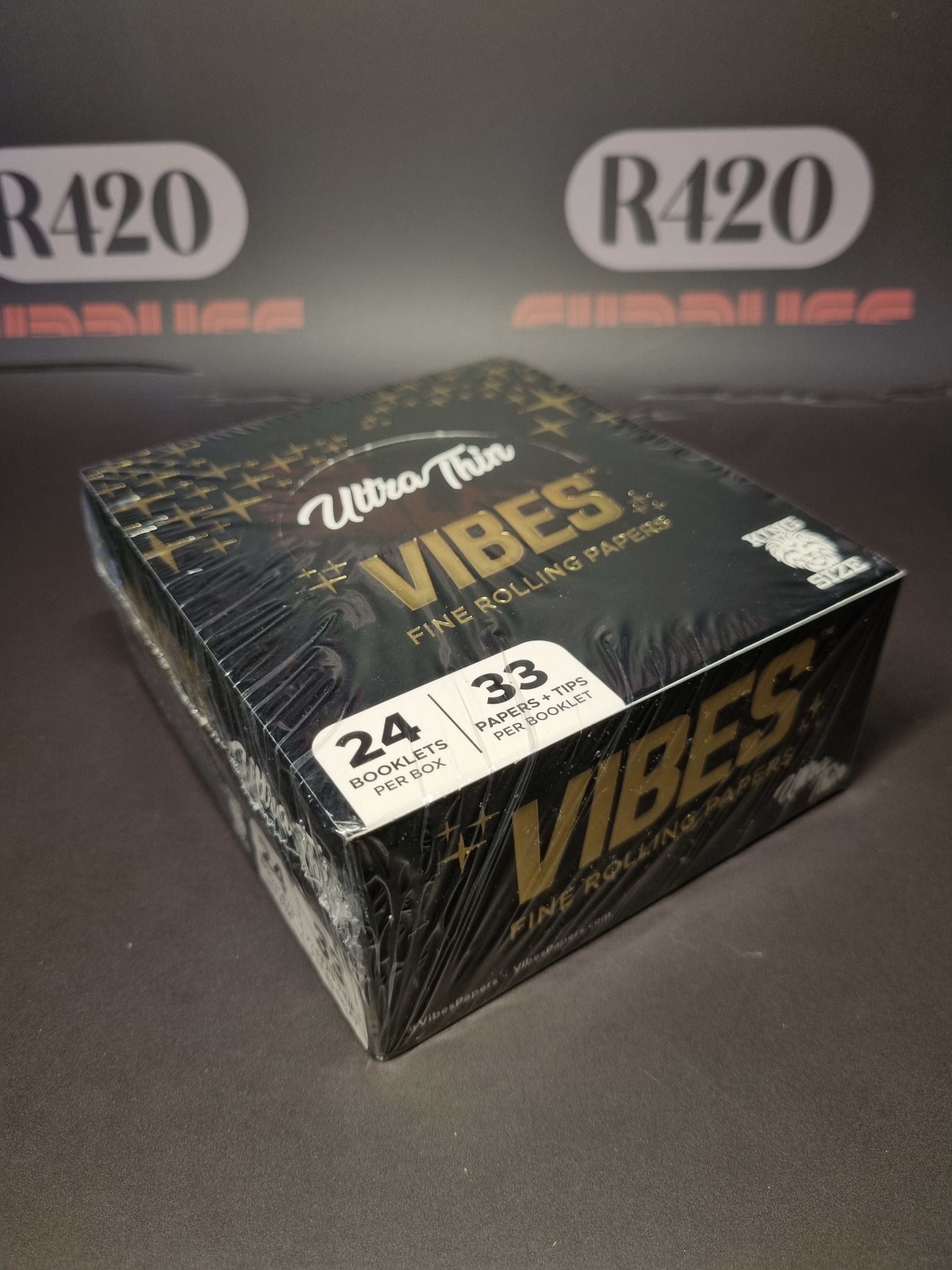 Vibes Rolling Papers - Kingsize Slim & Tips - Ultra Thin