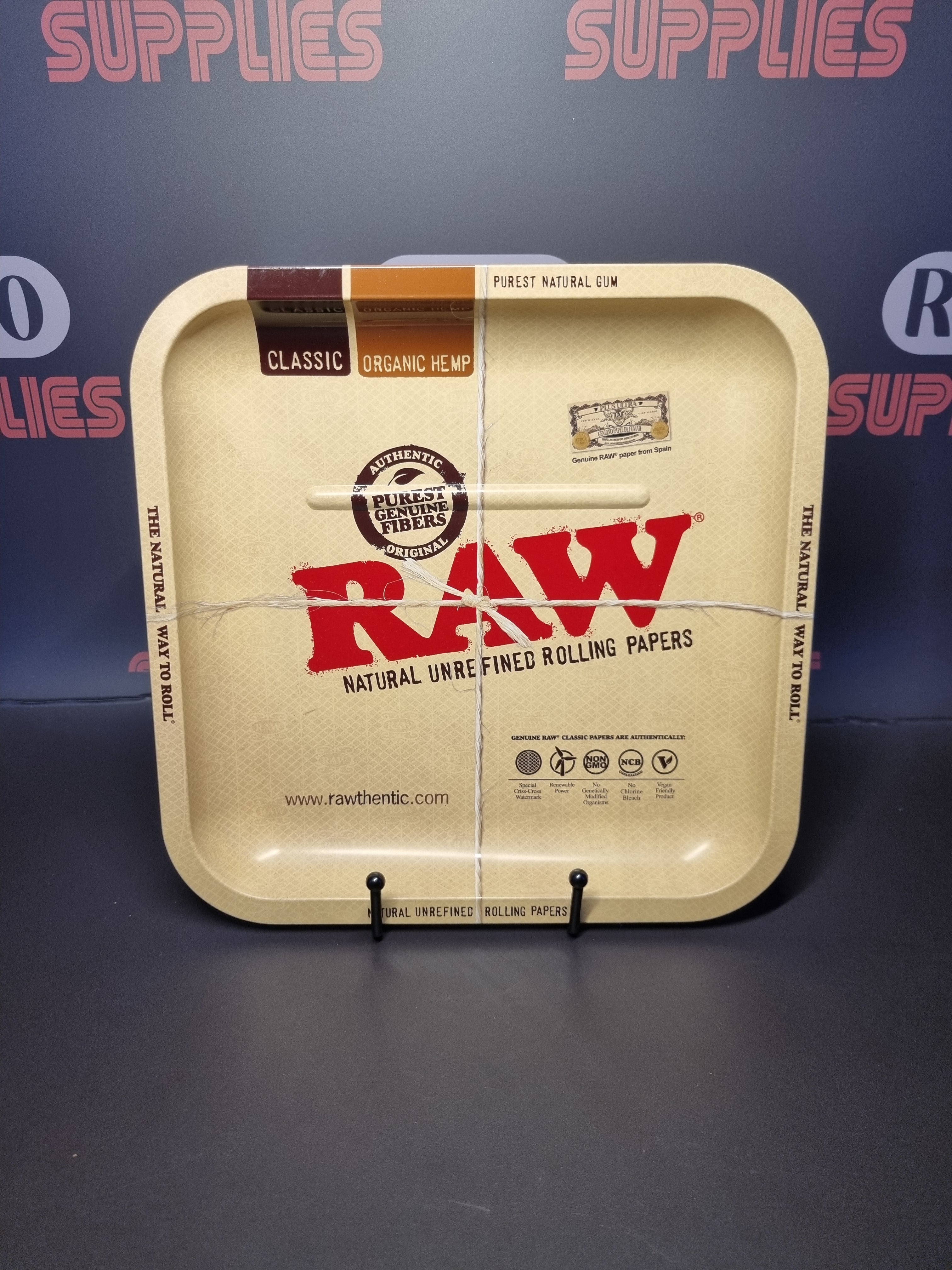 RAW Metal Rolling Tray - Classic - SQUARE