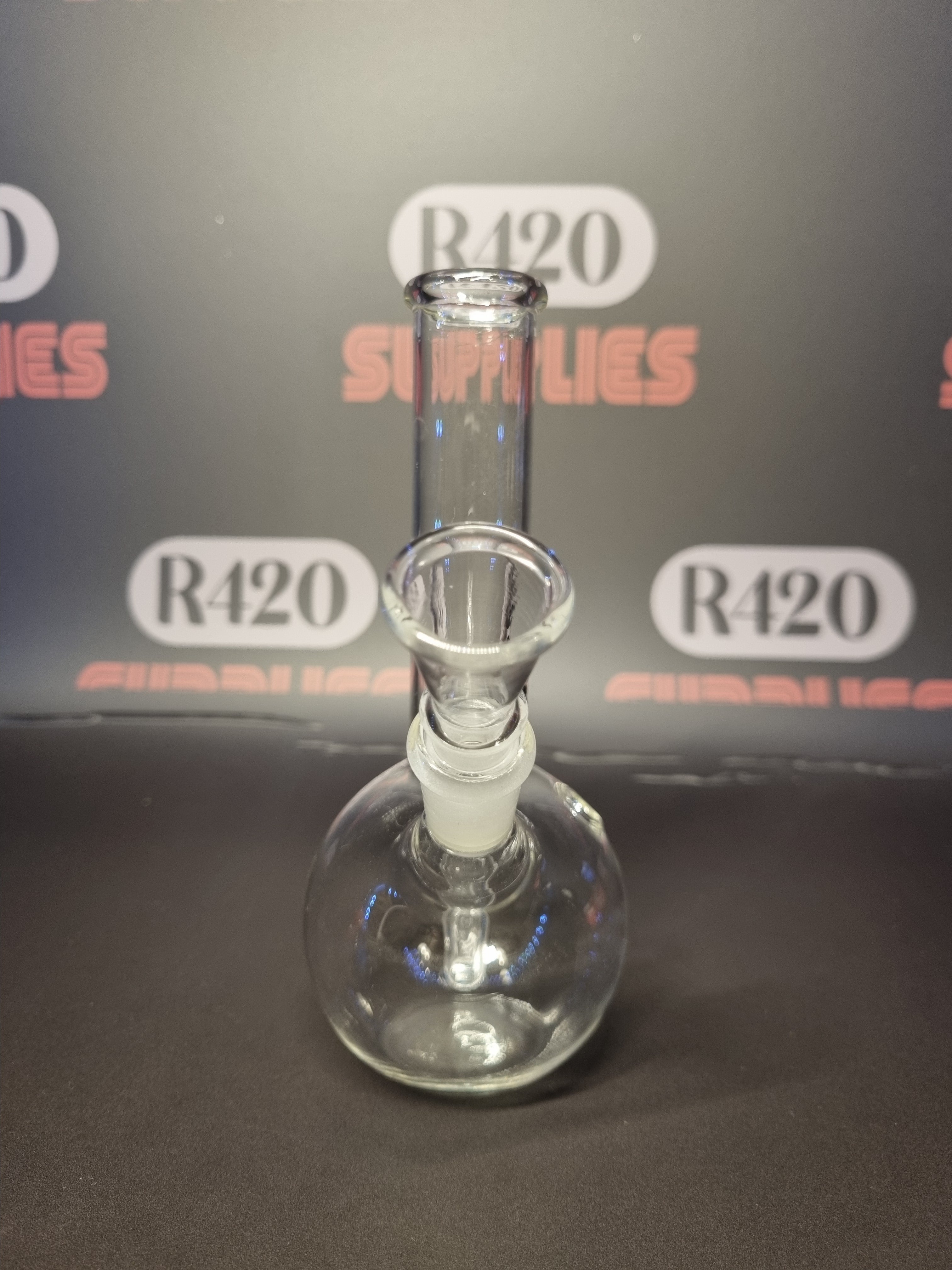 Micro Glass Bong - H: 16cm