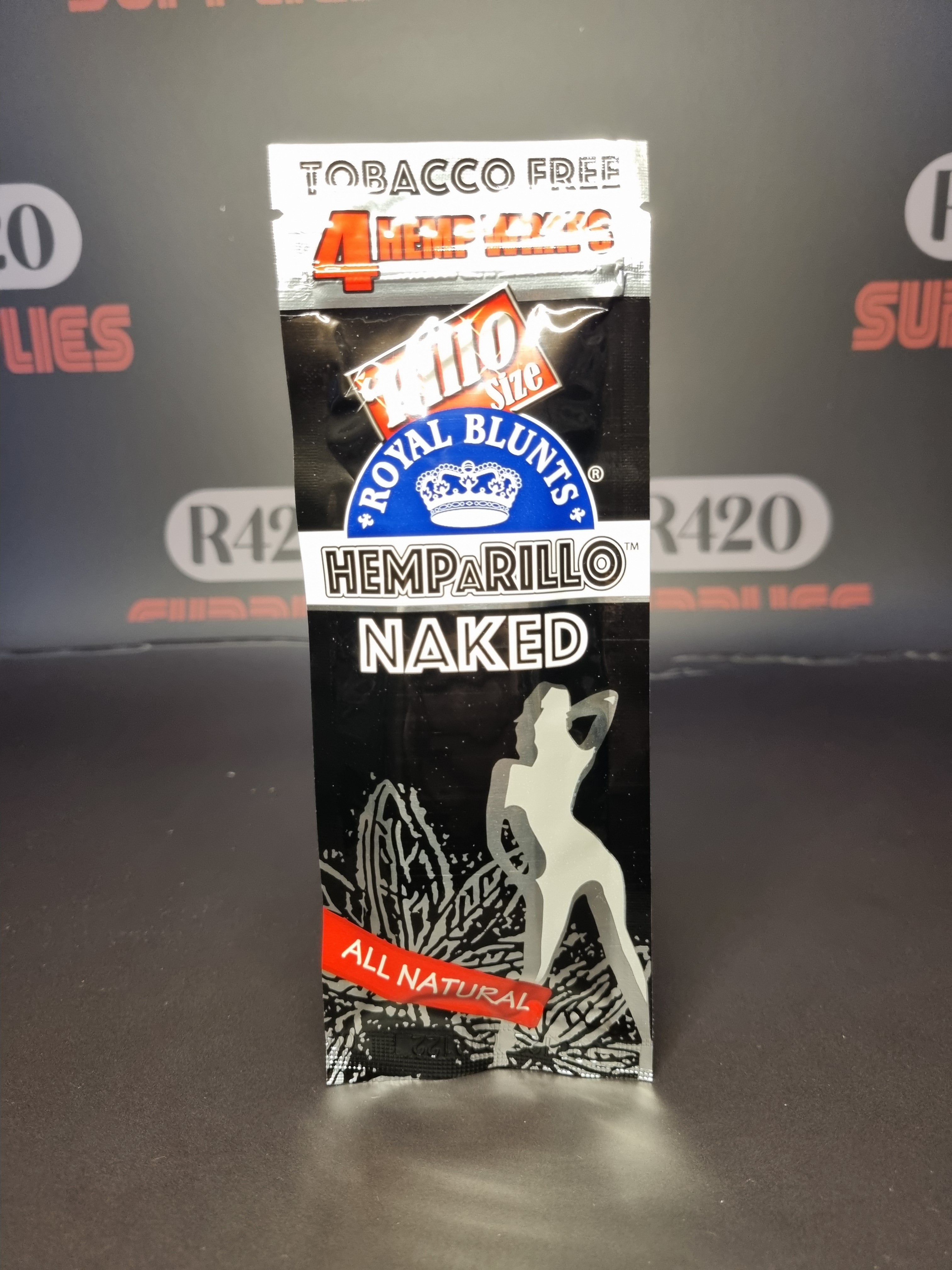 Hemparillo 4 Pack Hemp Blunts - Naked