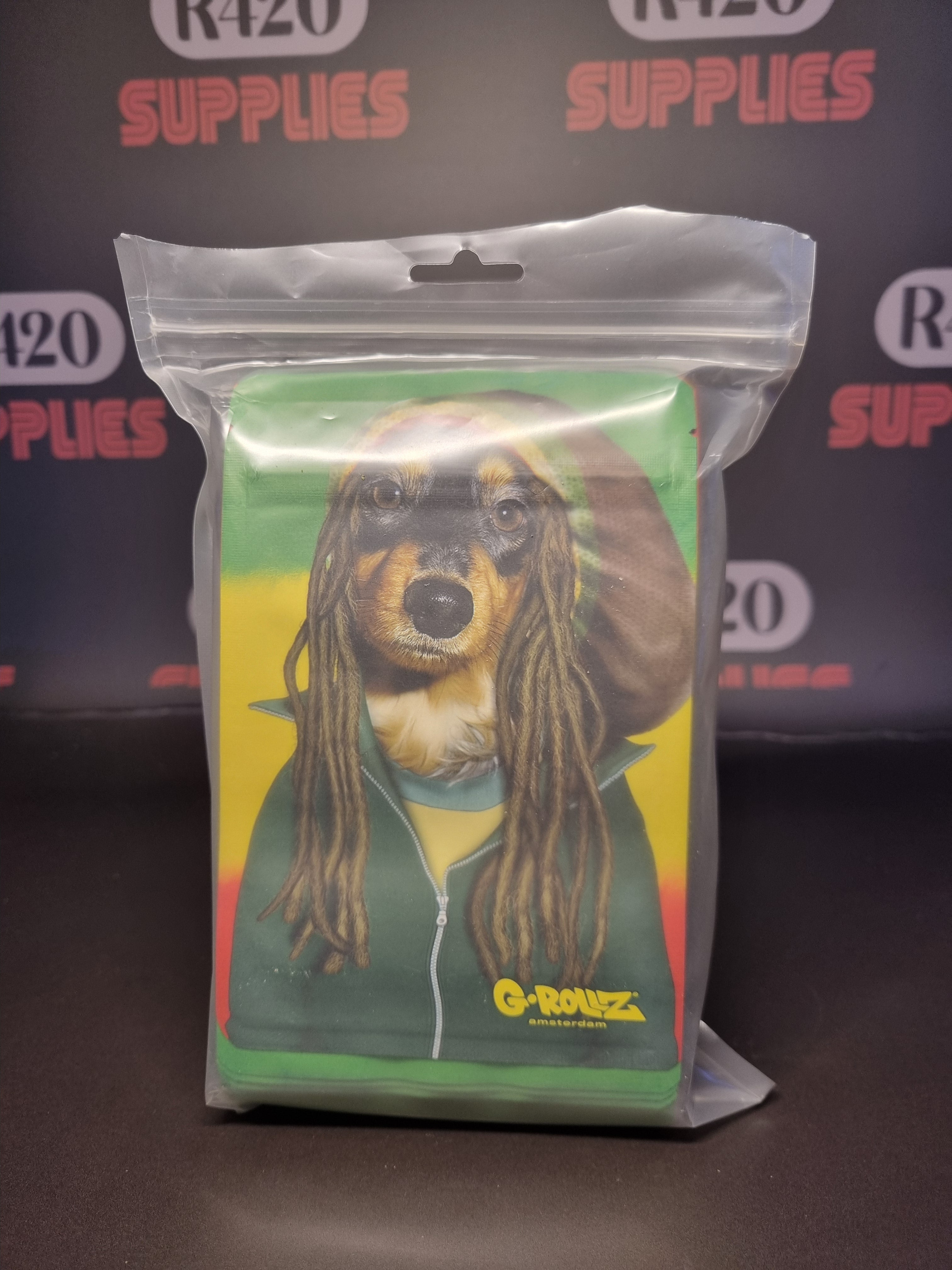 Mylar Smellproof Bag - Reggae Dog - 10x15cm (50)