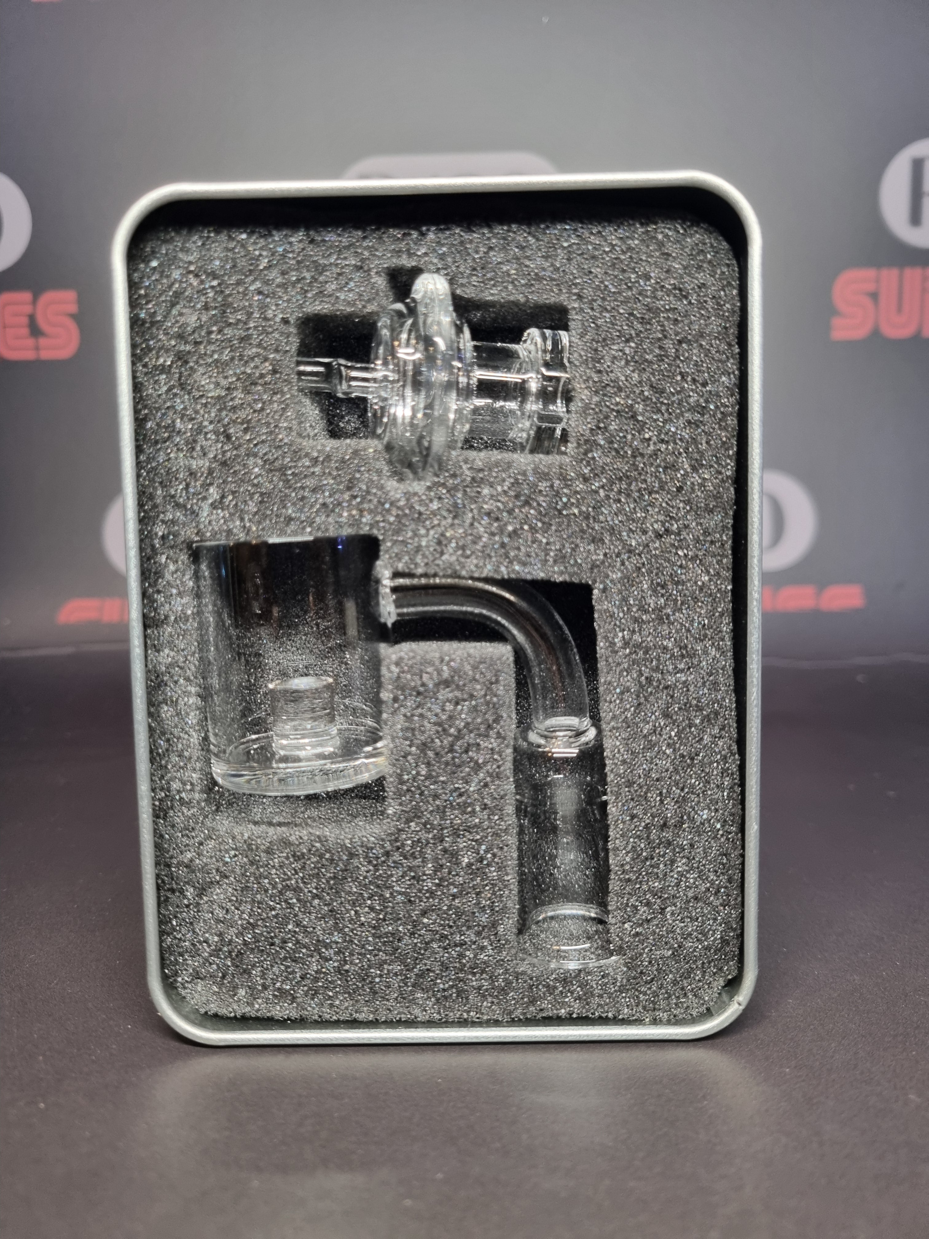 XL Quartz Banger - 14mm / 90° Female Fitting + Carb Cap (Boxed)