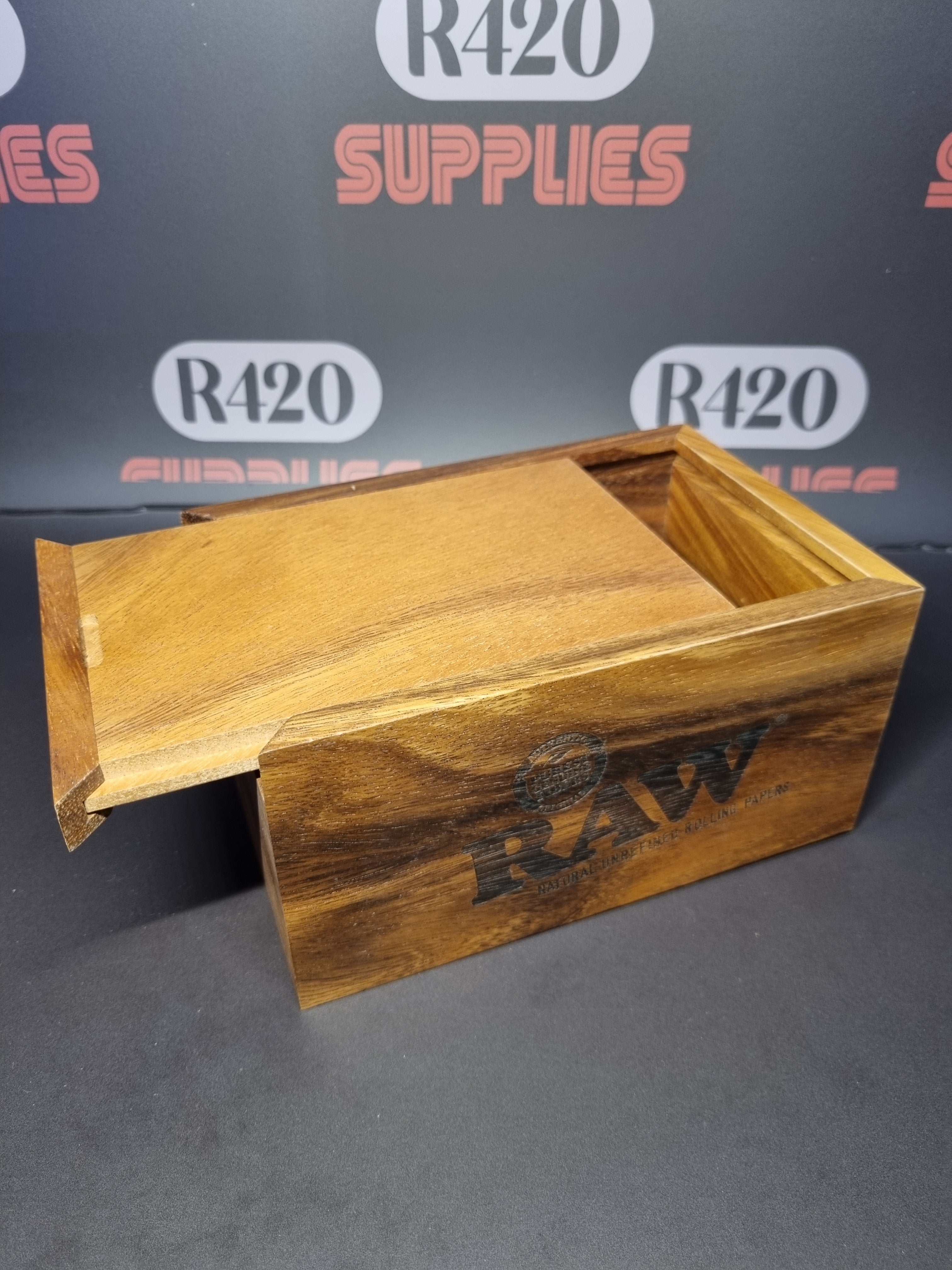 RAW Wooden Slide Box - Large