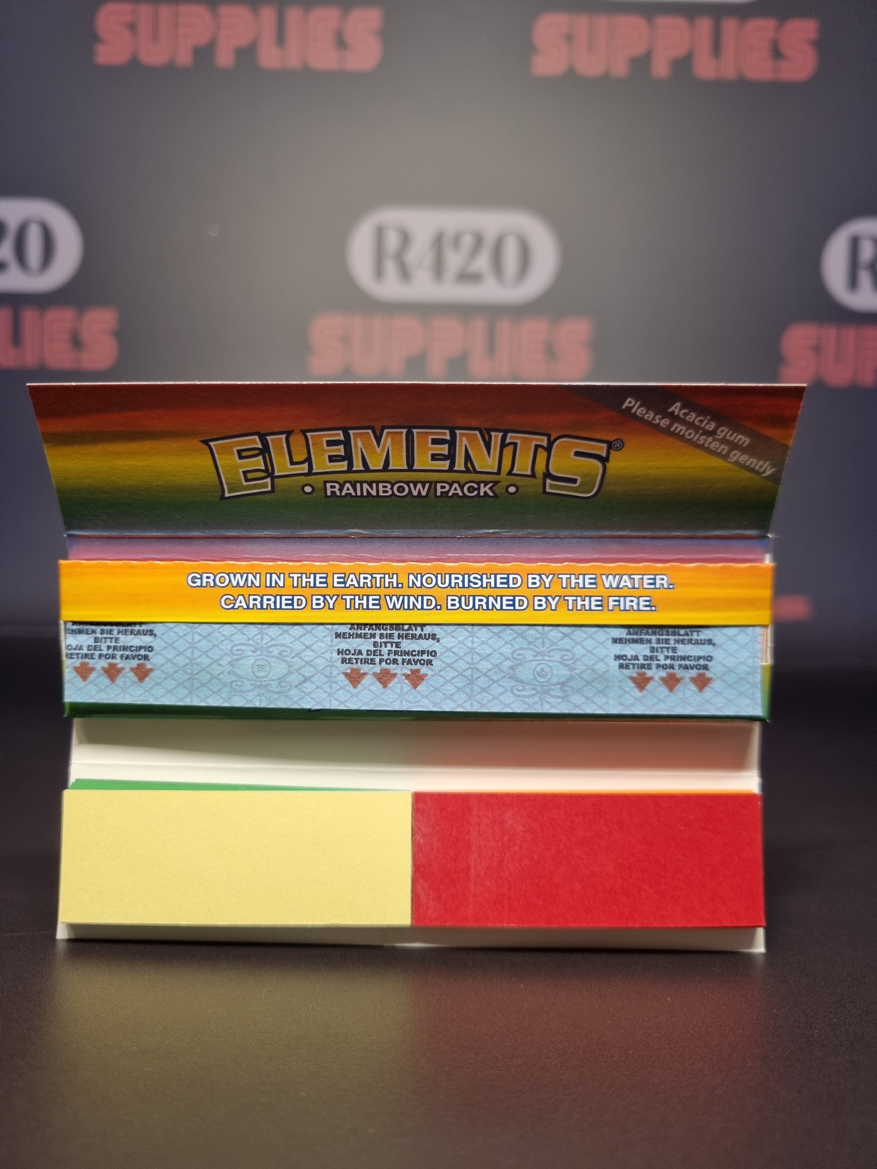 Rainbow Kingsize Slim Connoisseur - Ultra Thin Papers and tips