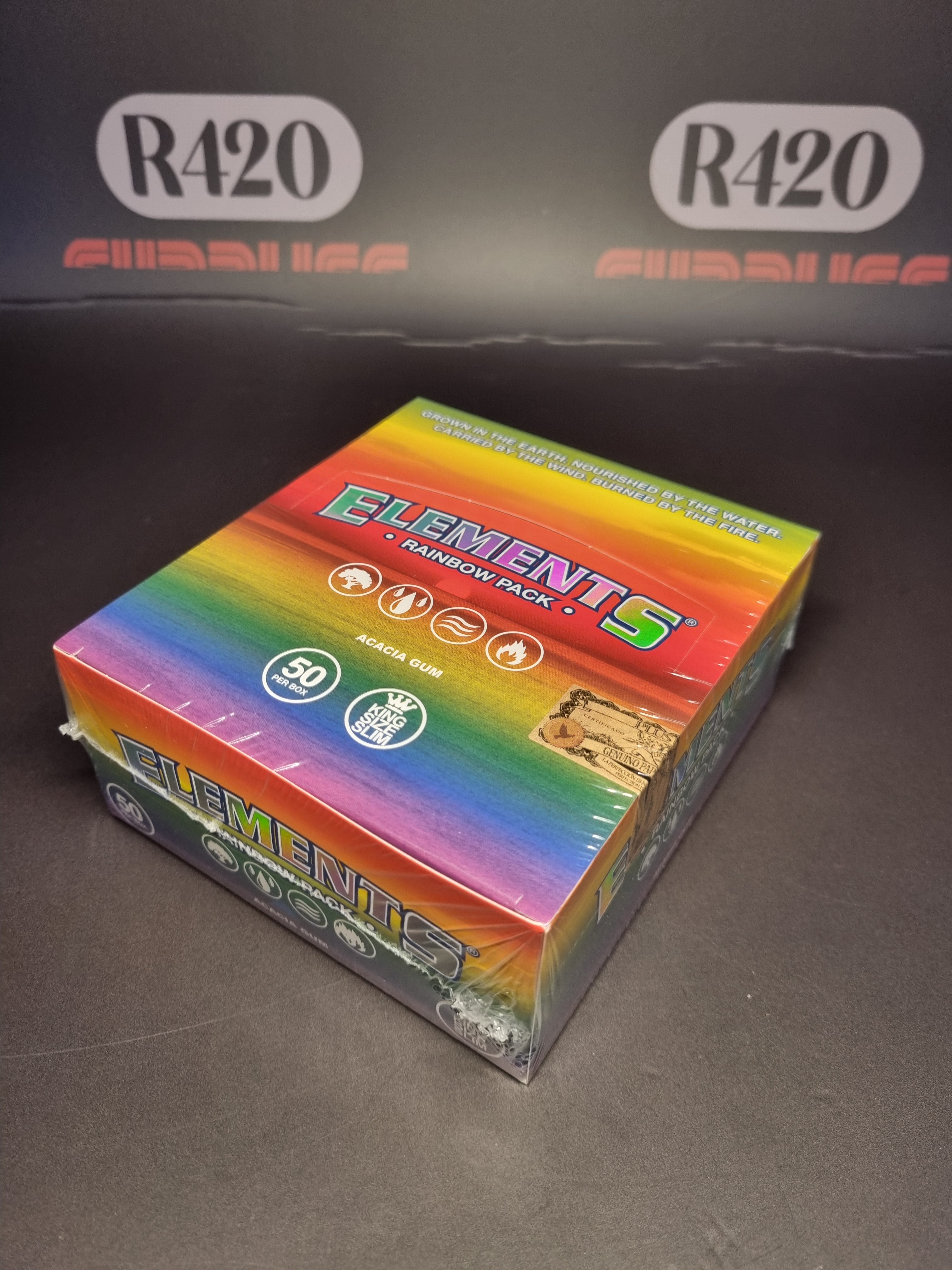 Elements Kingsize Slim Rainbow Pack