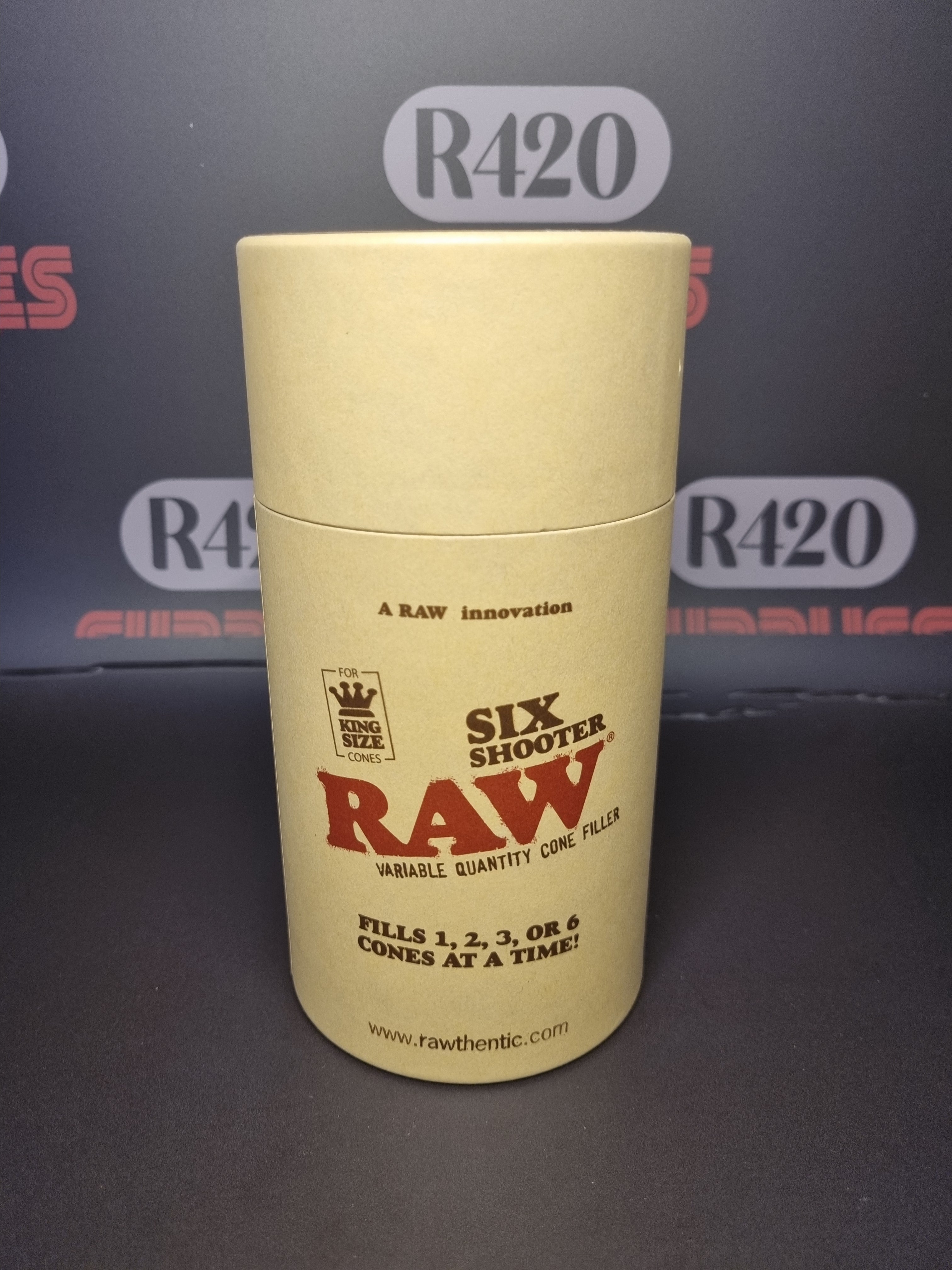 RAW Six Shooter - For Kingsize Cones