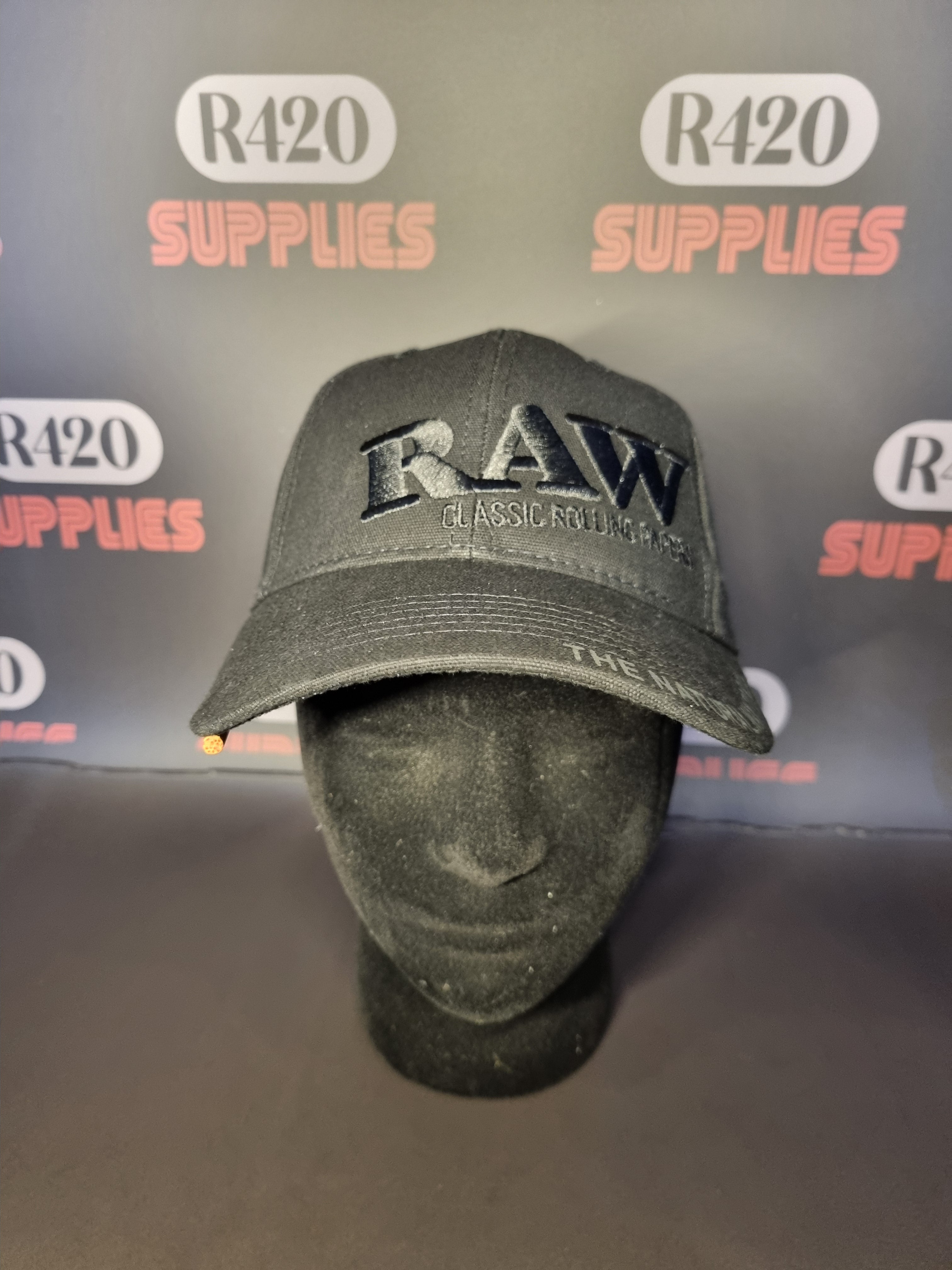 RAW Poker Cap - Black on Black