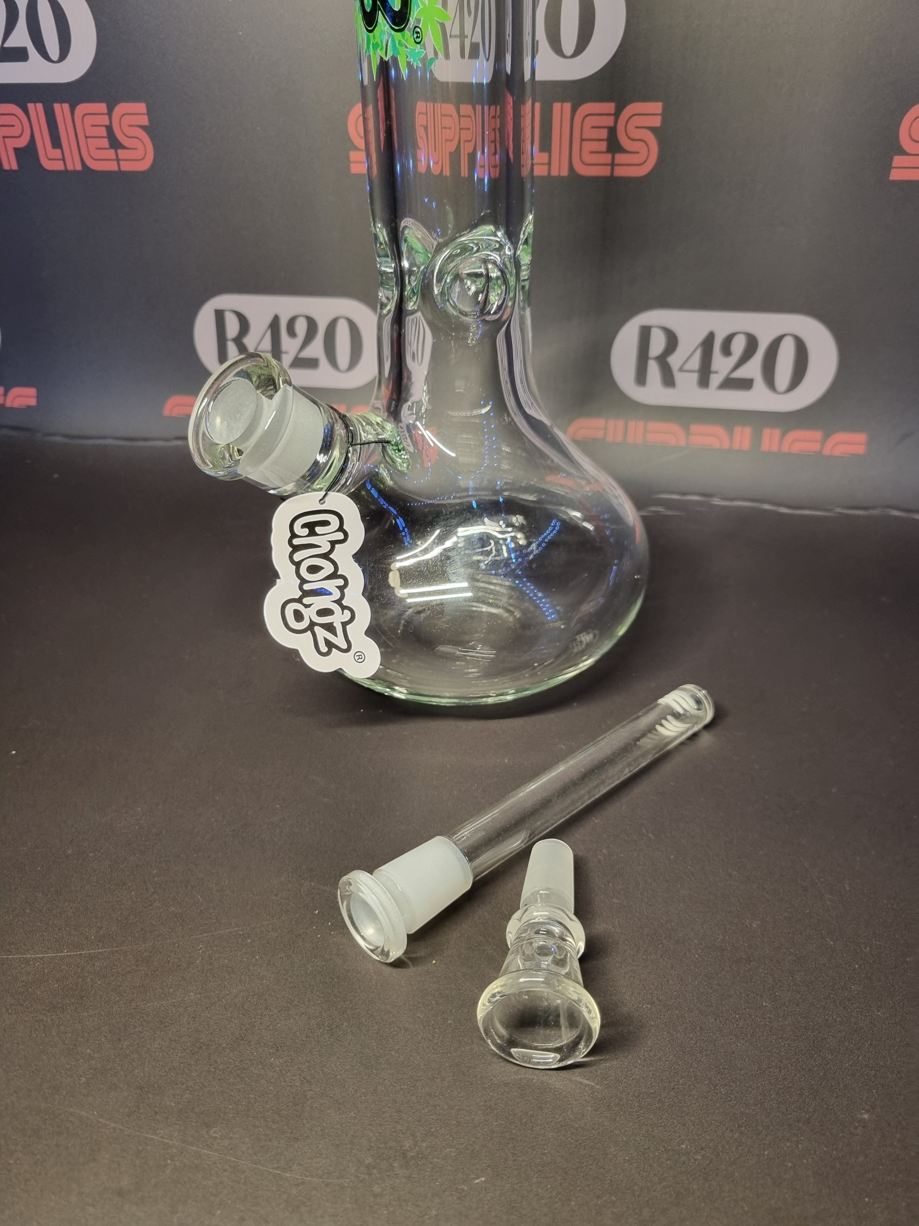 Chongz Beaker Style Bong - Green - H: 41cm