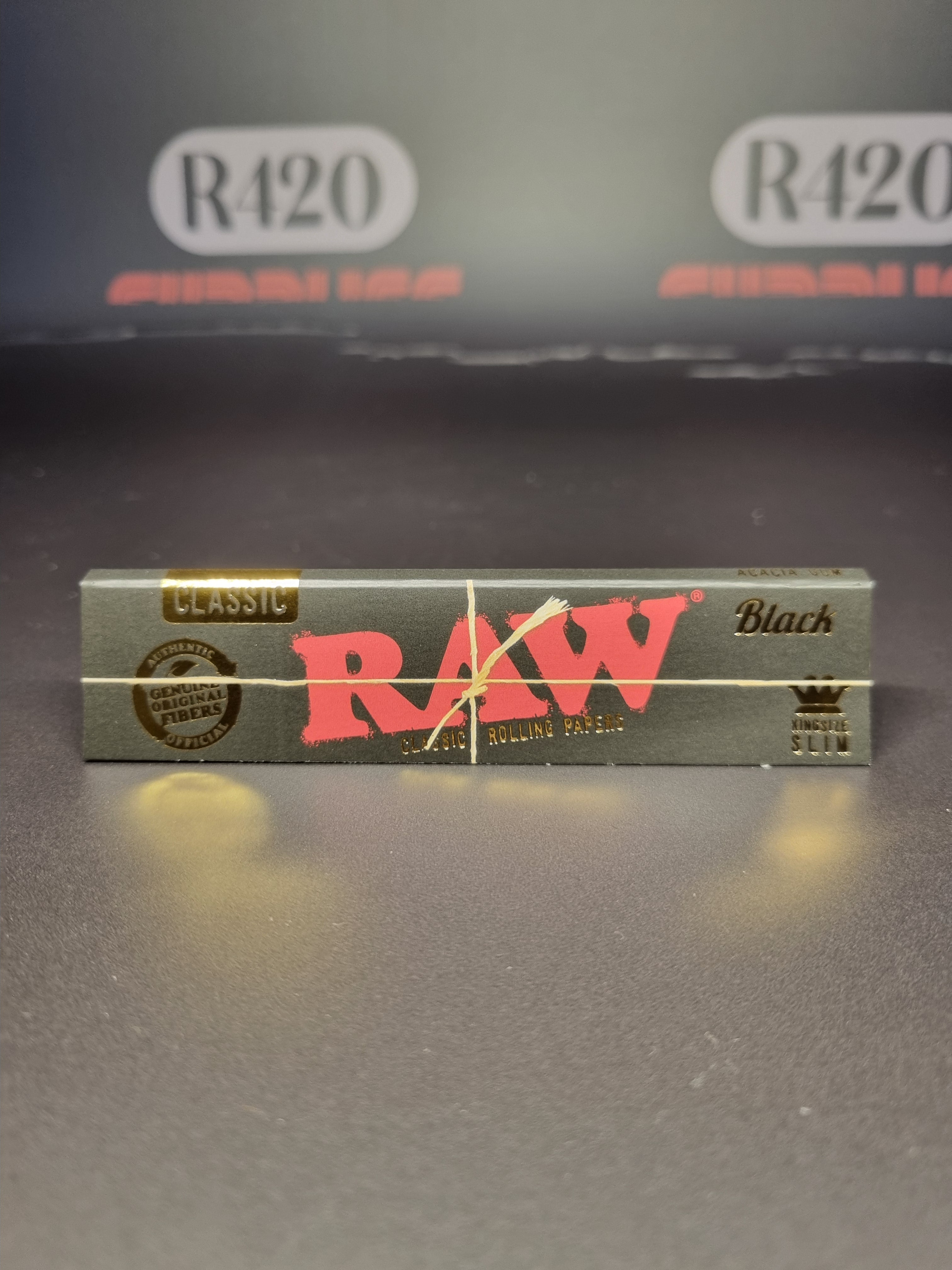 RAW Black Kingsize Slim