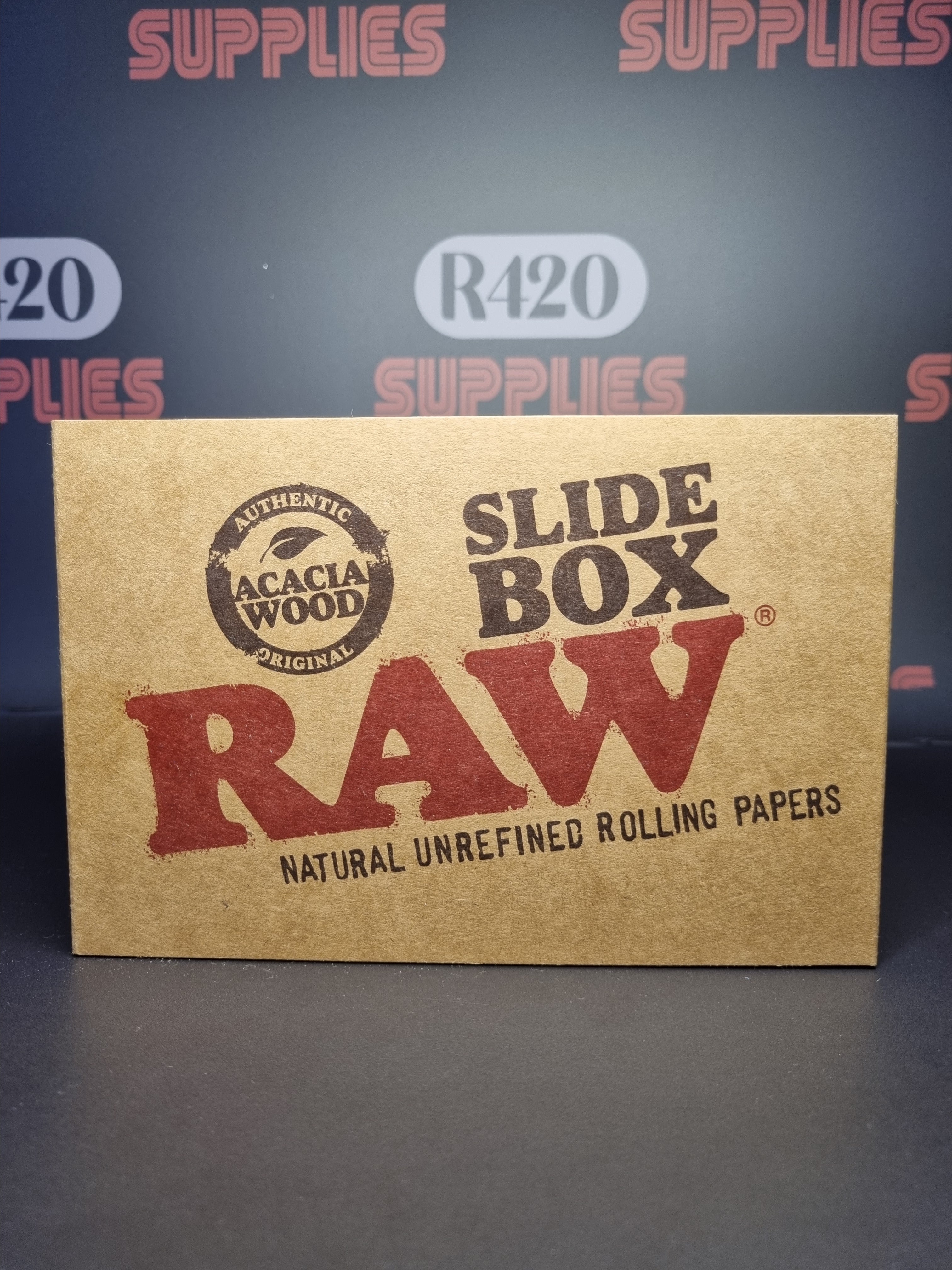 RAW Wooden Slide Box - Large