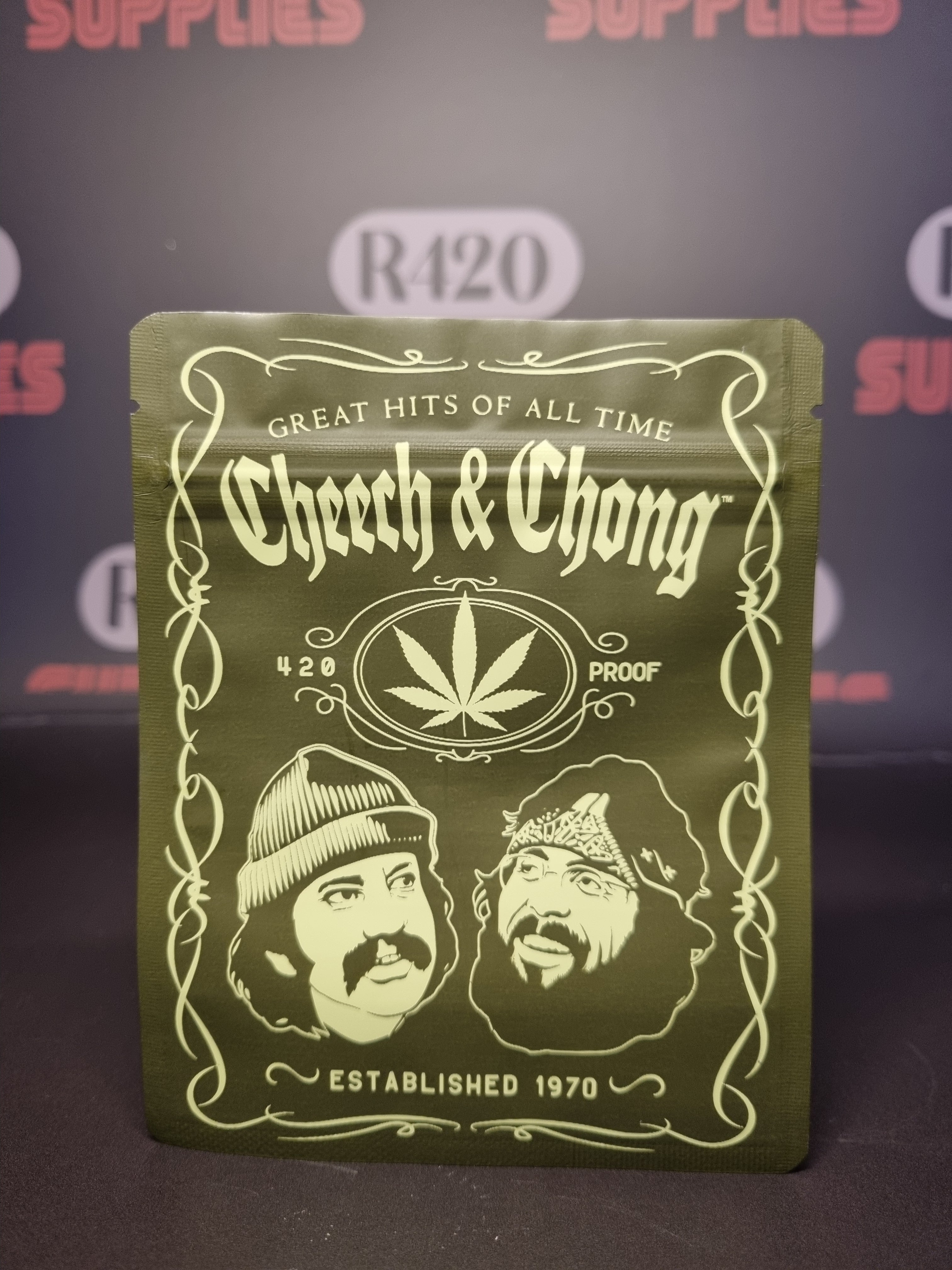 Mylar Smellproof Bag - Cheech & Chong Rollers - 10x12cm (50)