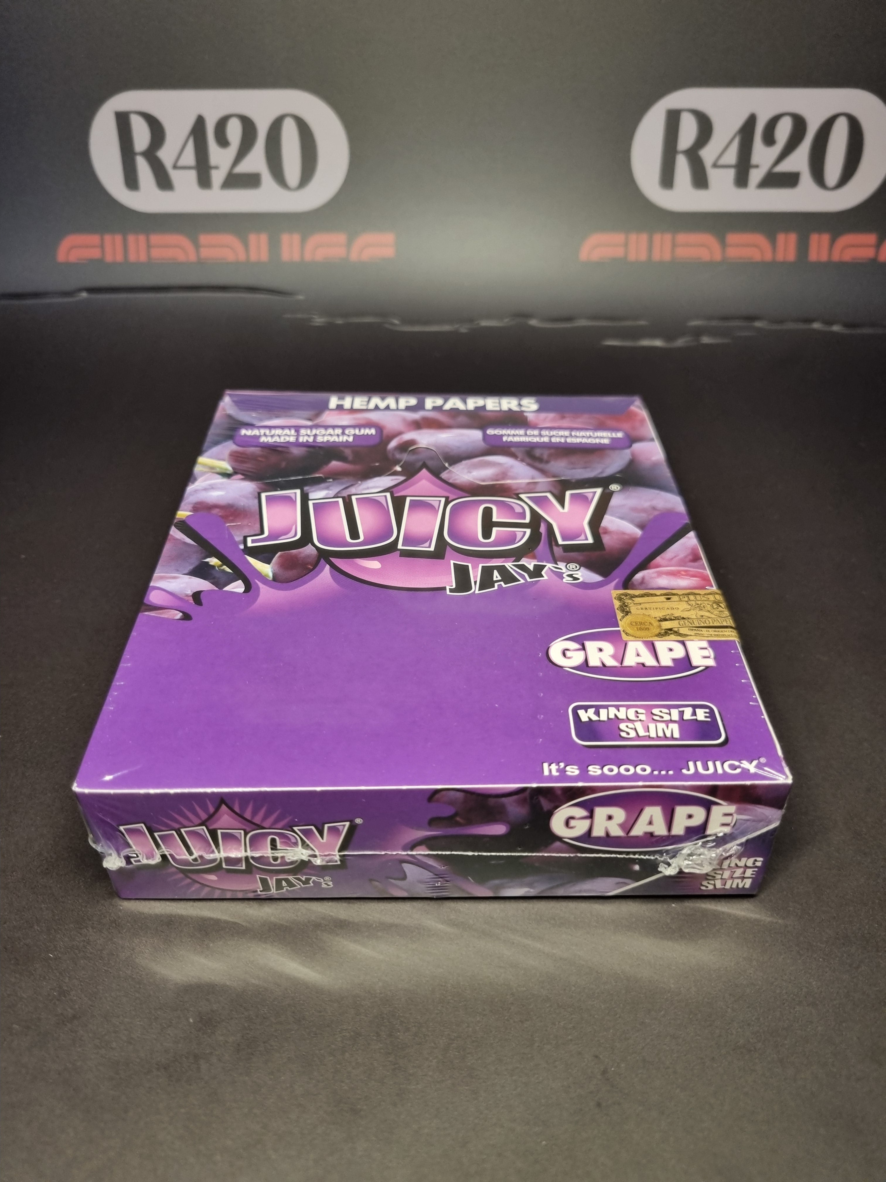 Juicy Jay's Kingsize Slim Flavoured Skins - Grape