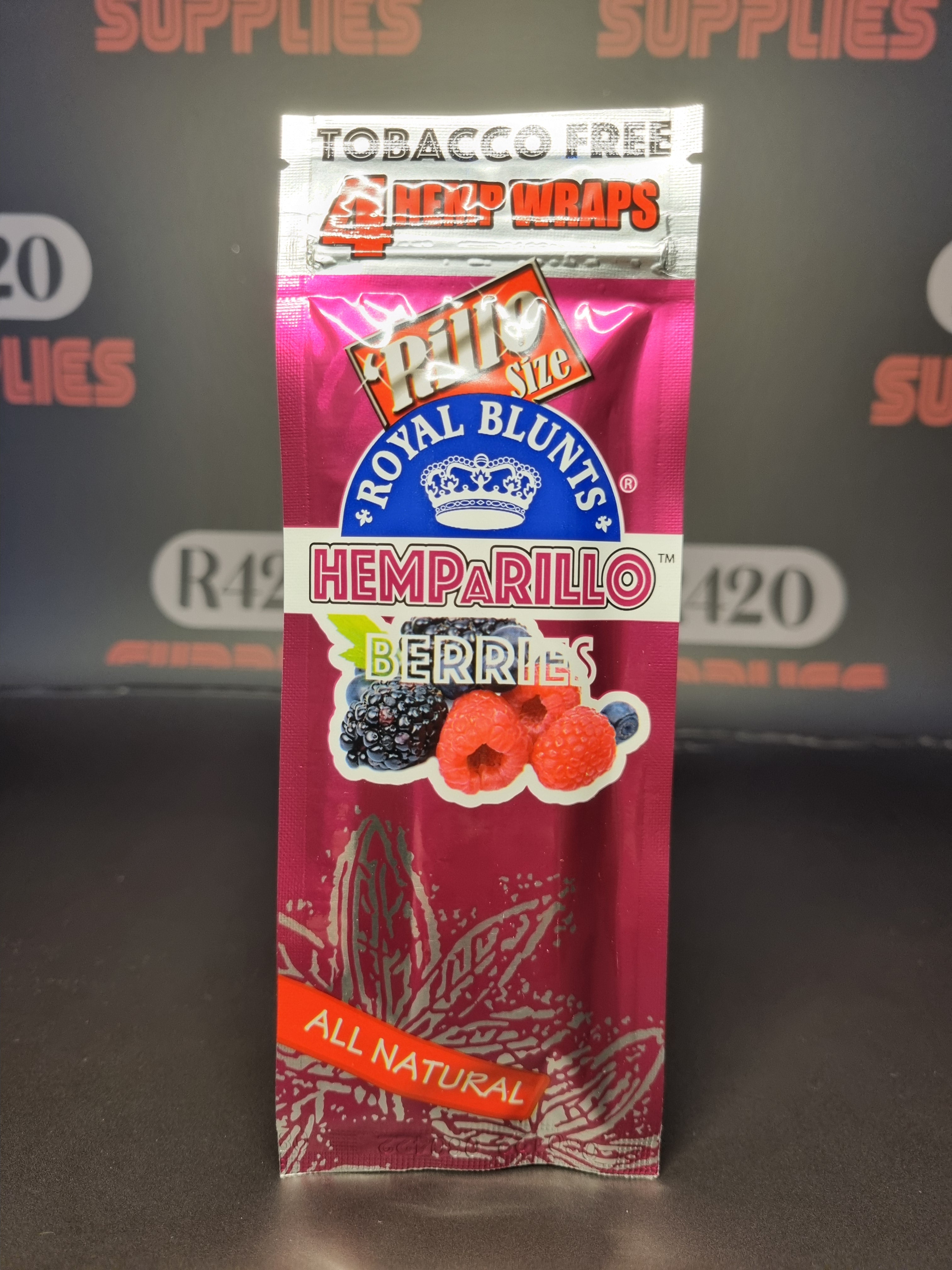 Hemparillo 4 Pack Hemp Blunts - Berries