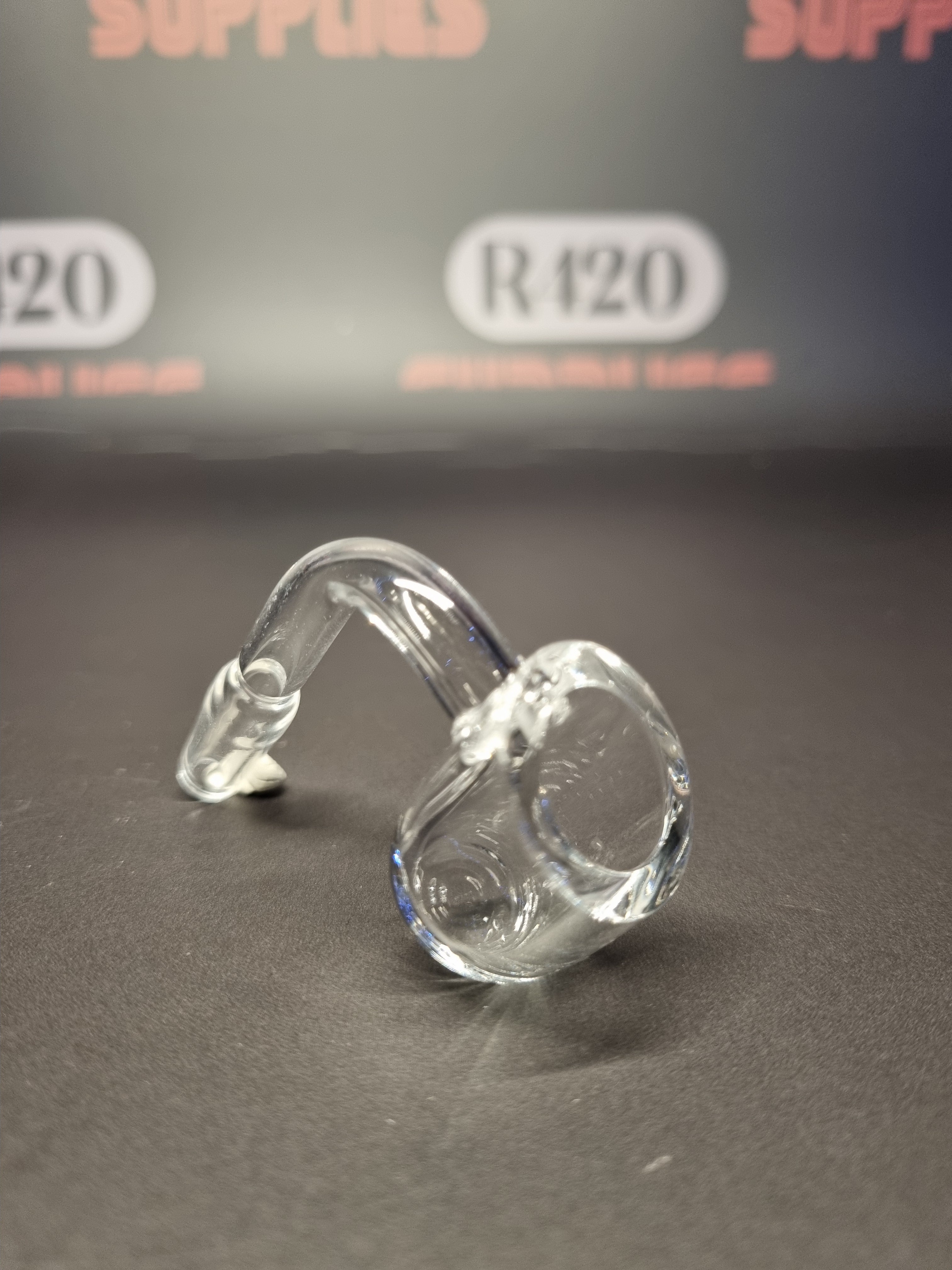 Quartz Banger - 10mm / 90° Male Fitting - Angled Top