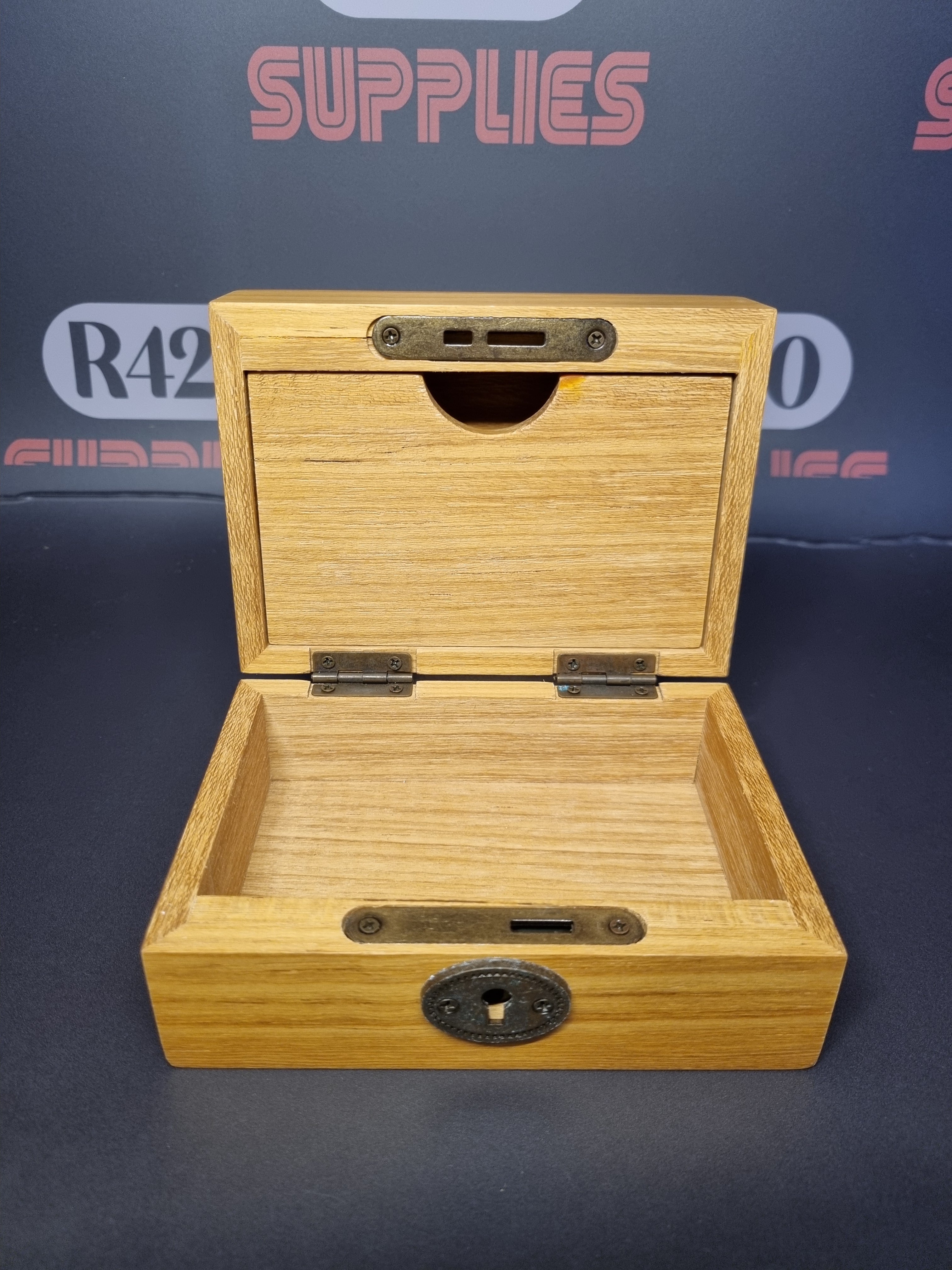 Buddies Wooden Rolling Box - Lockable - Small