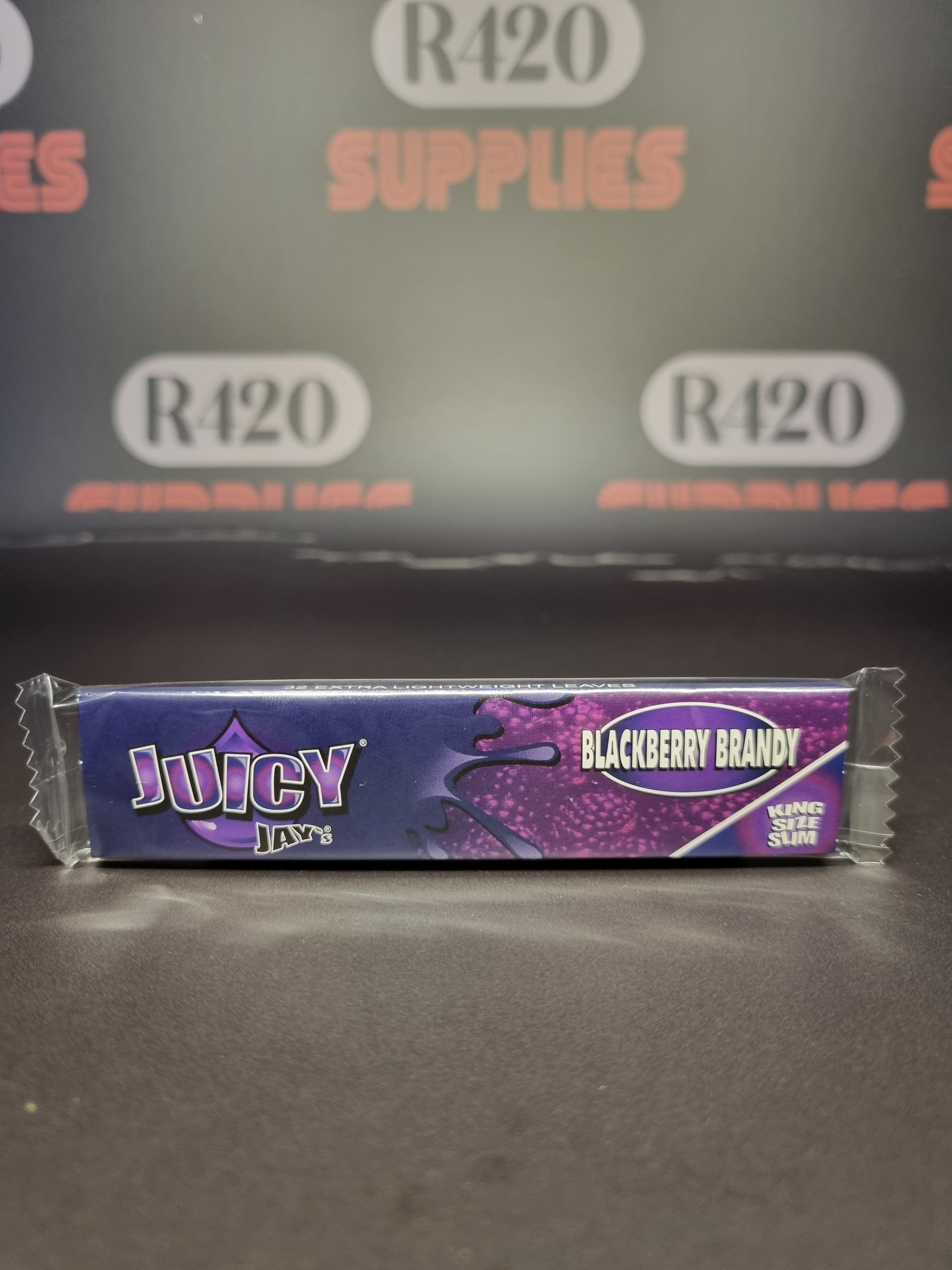 Juicy Jay's Kingsize Slim Flavoured Skins - Blackberry Brandy