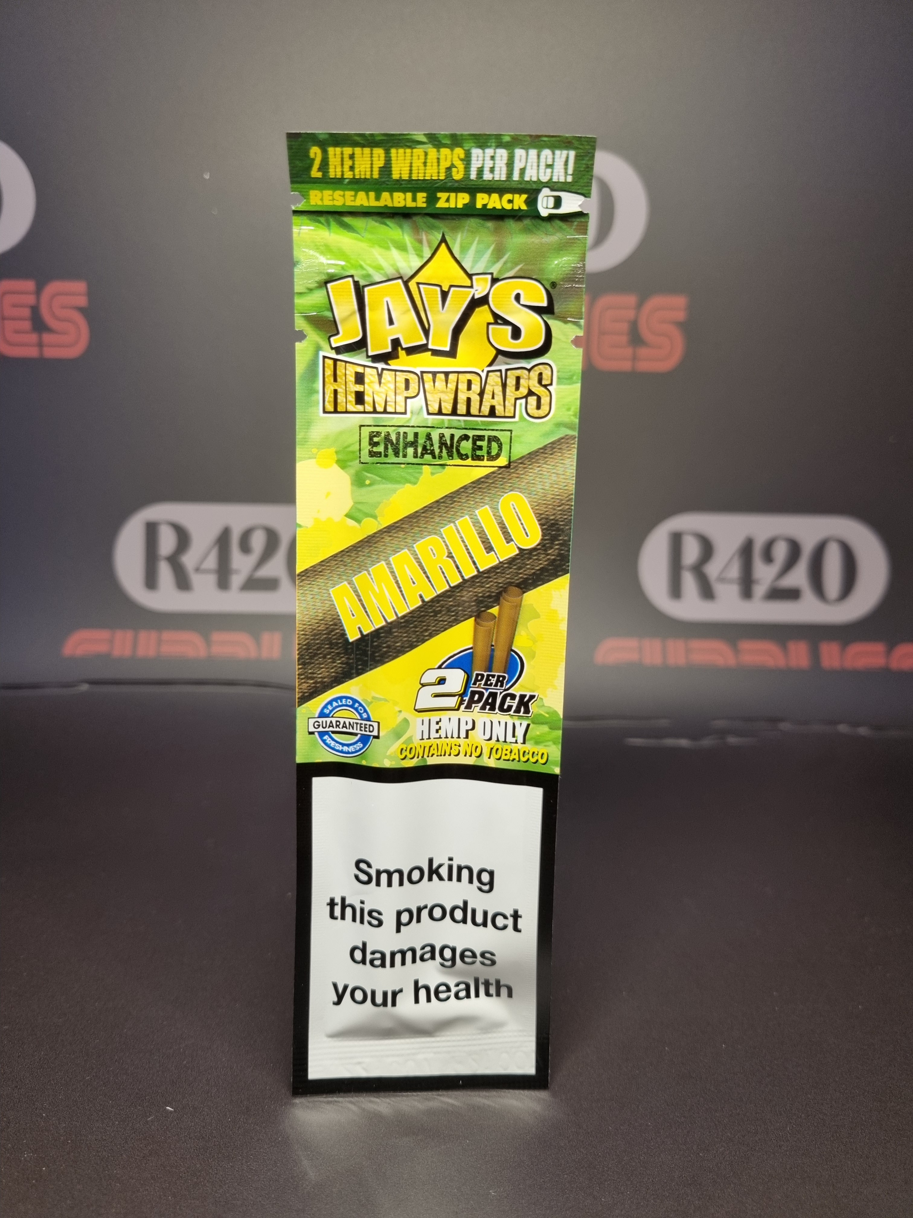 Juicy Jay's Terpene Enhanced Hemp Wraps - 2 Pack - Amarillo