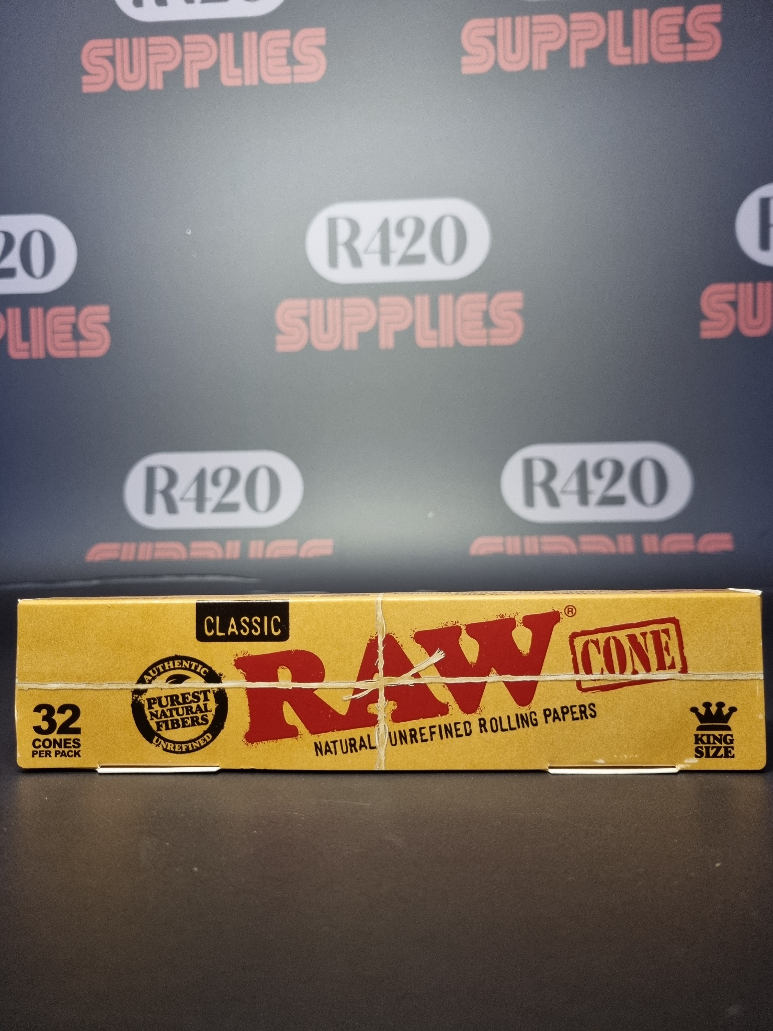 RAW Classic Kingsize Cones - 32 Pack