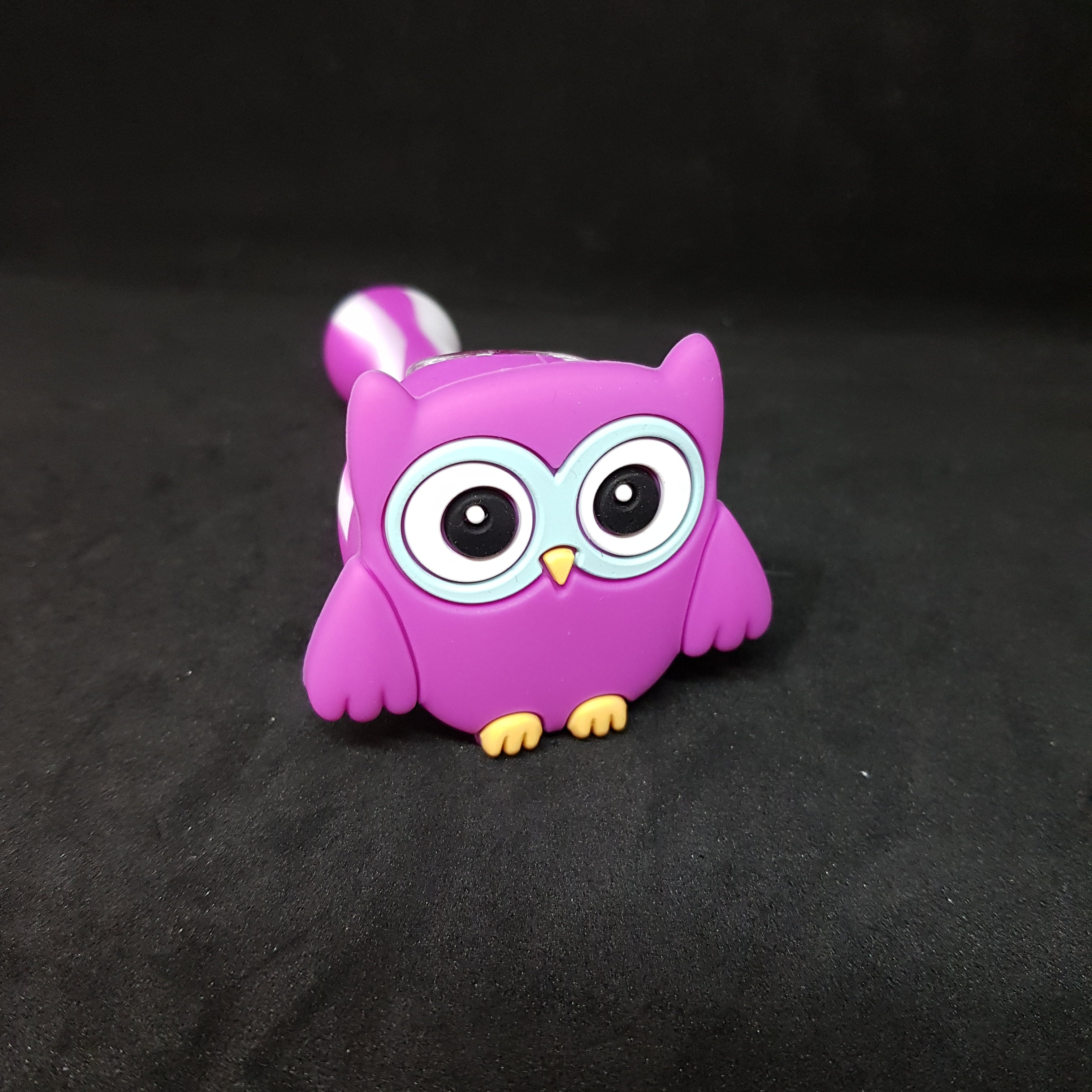 Pink Owl Pipe - Silicone 12cm