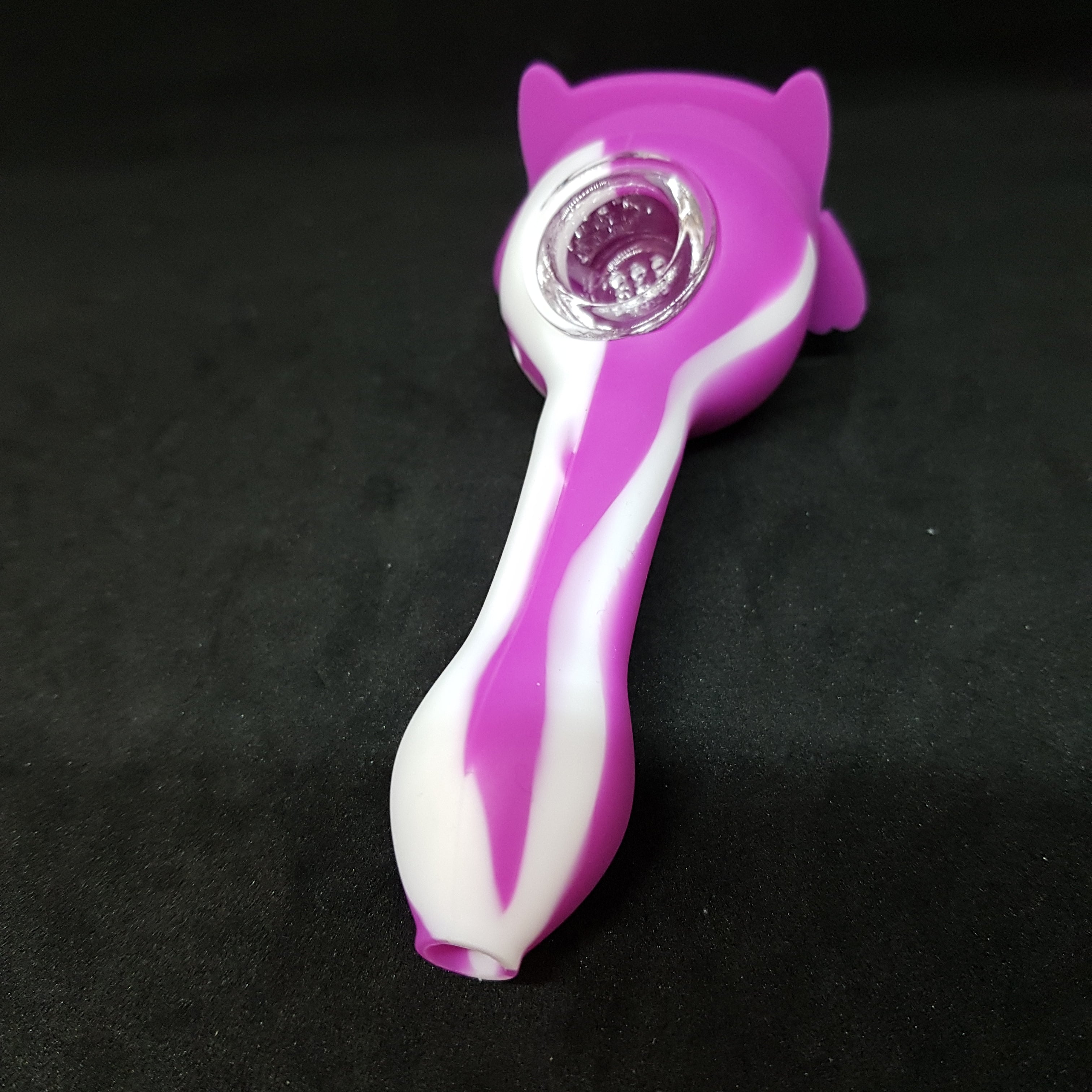 Pink Owl Pipe - Silicone 12cm