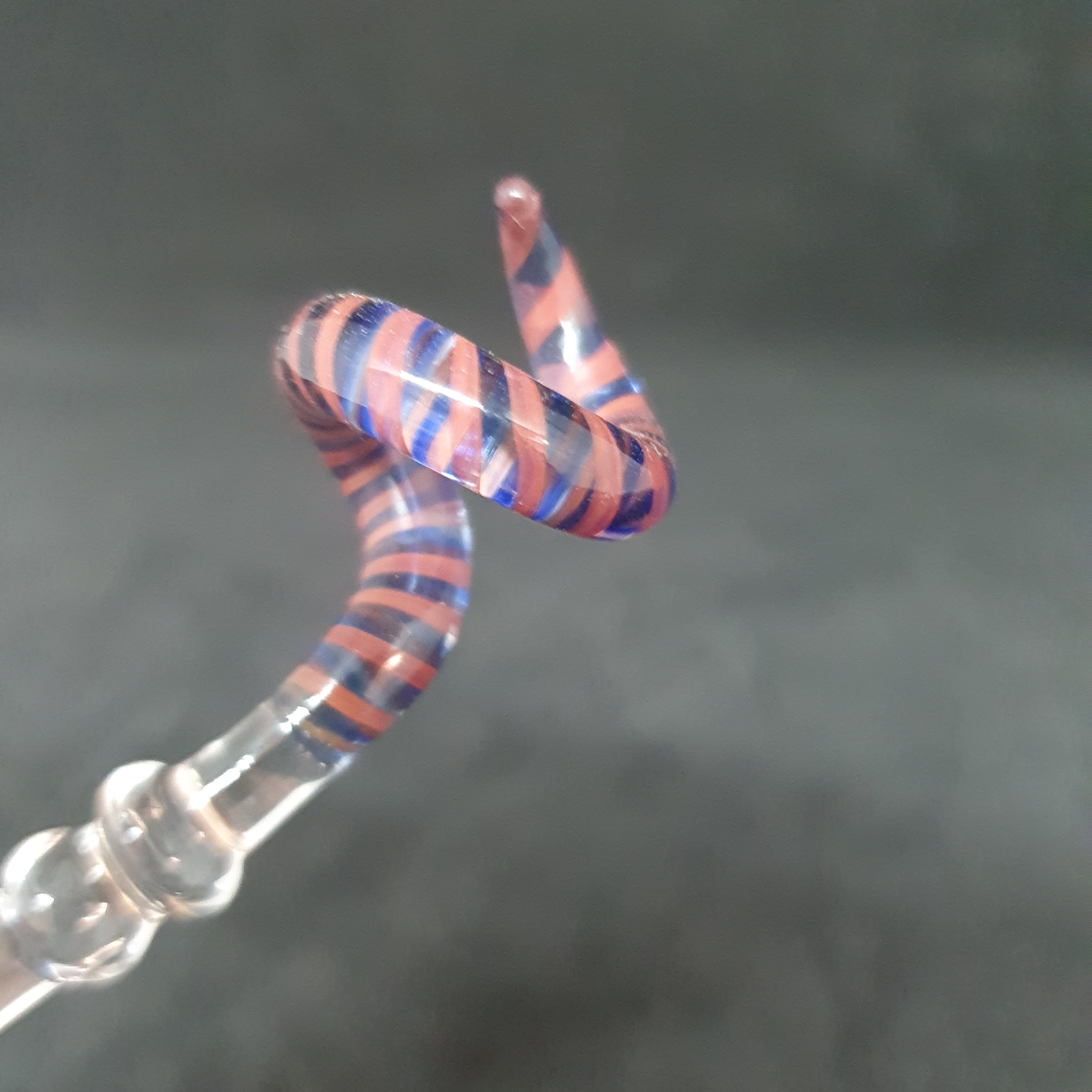 Glass Dabber - Striped Design - 150mm