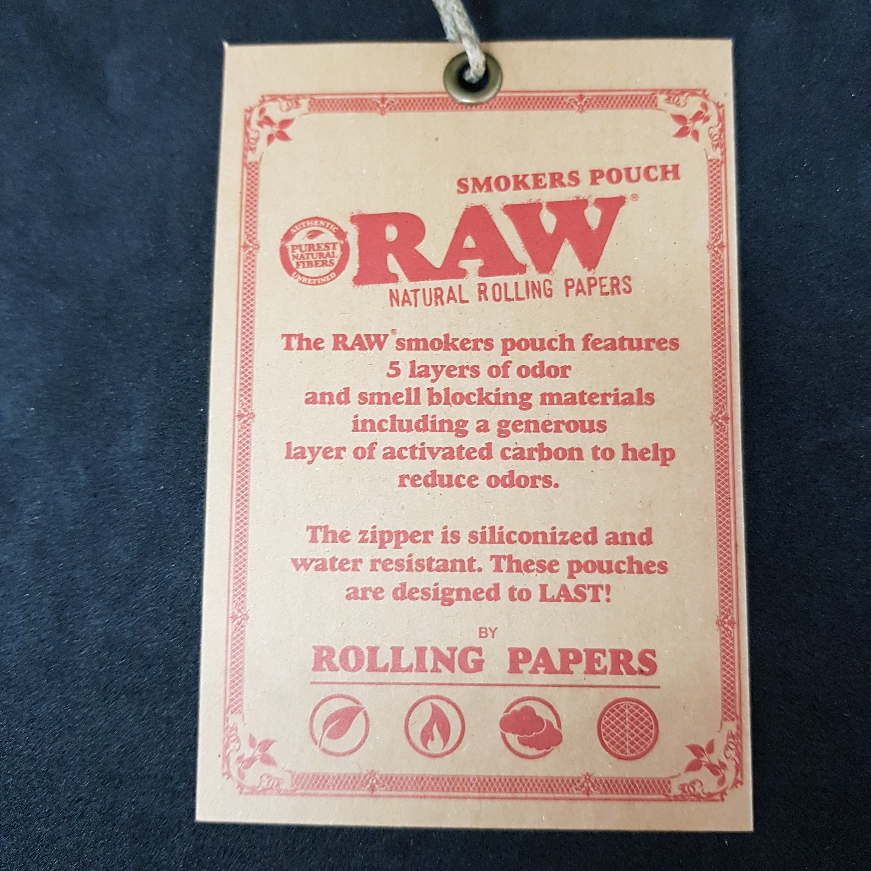 RAW Smell Proof Smoker's Pouch - Small