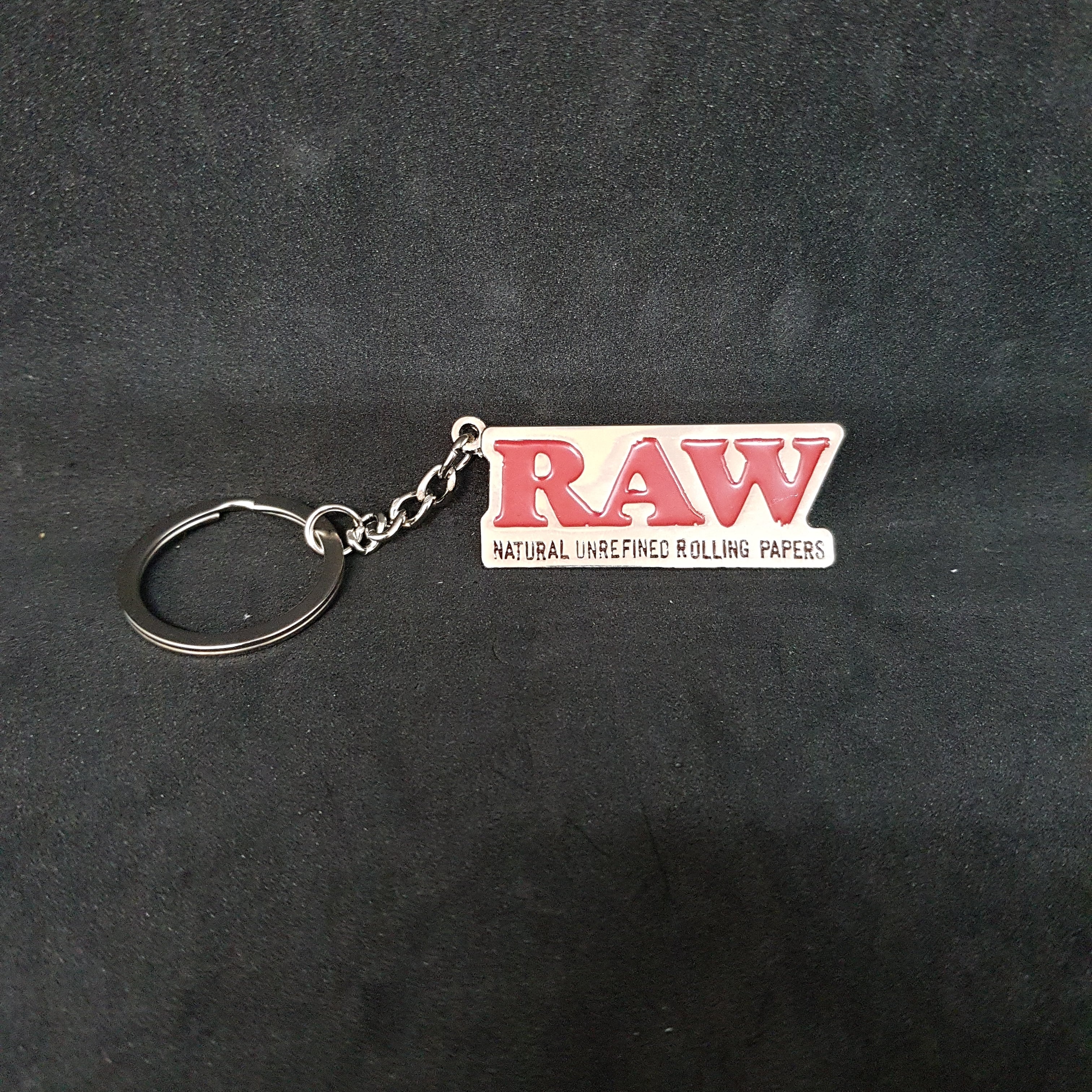 RAW Metal Keyring