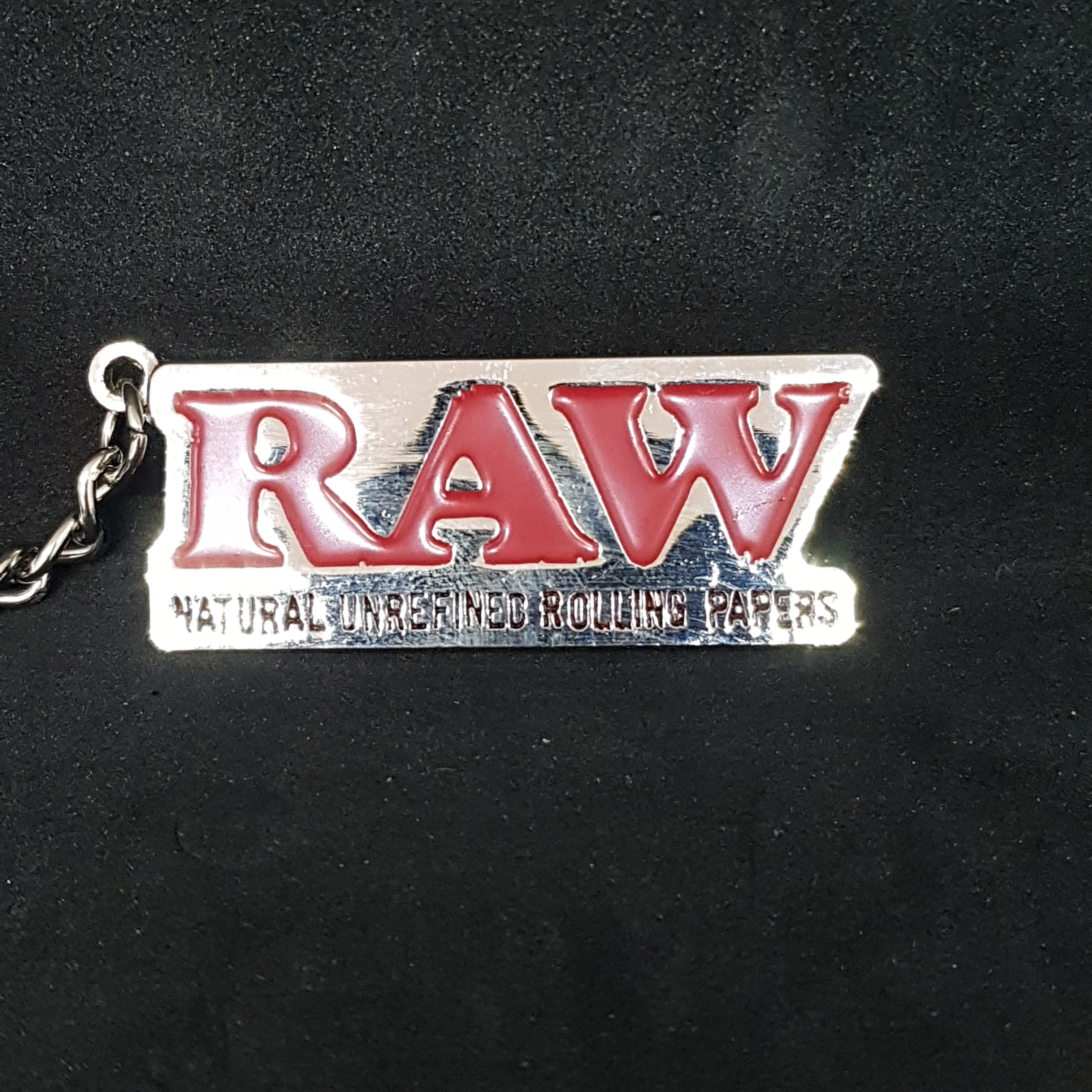 RAW Metal Keyring