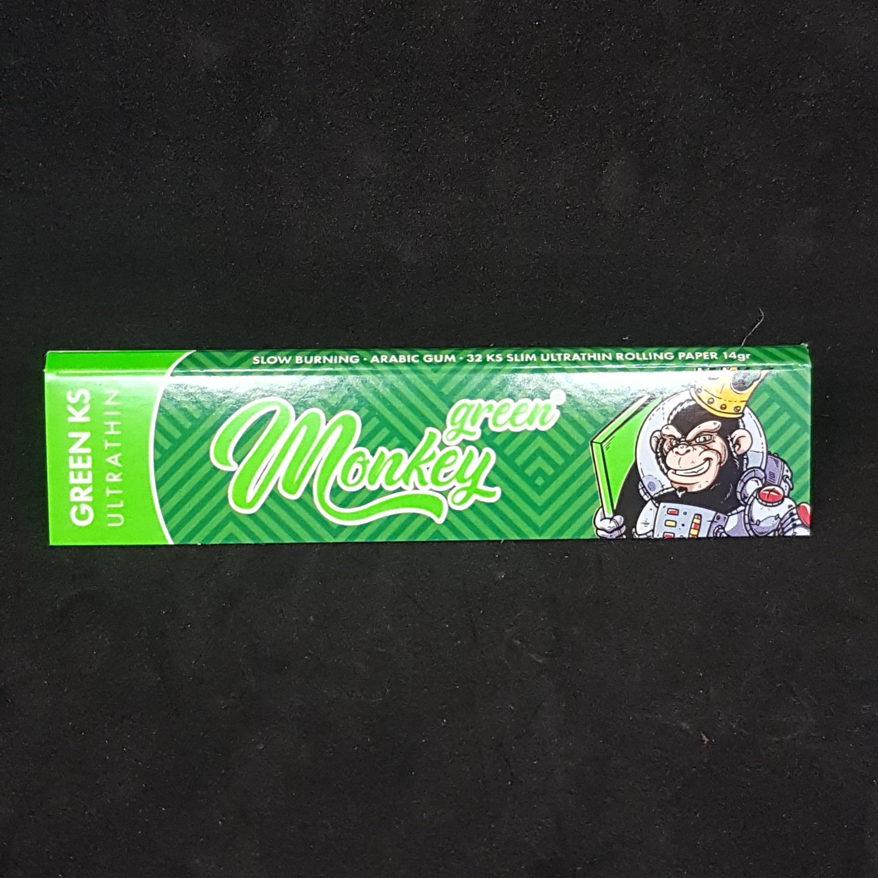 Monkey King Rolling Papers - Kingsize Slim - Green