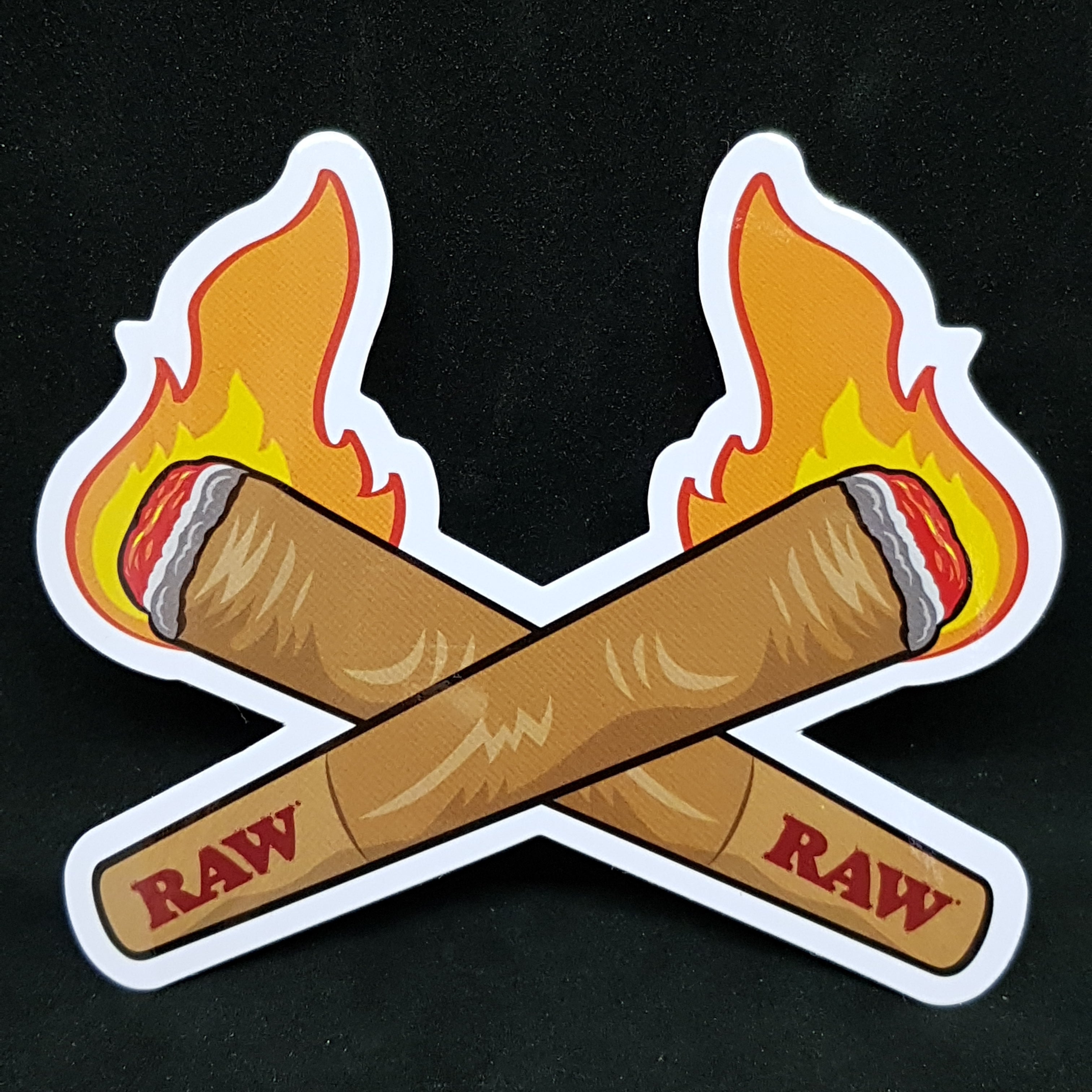 RAW Sticker Style 2  - Crossing Cones