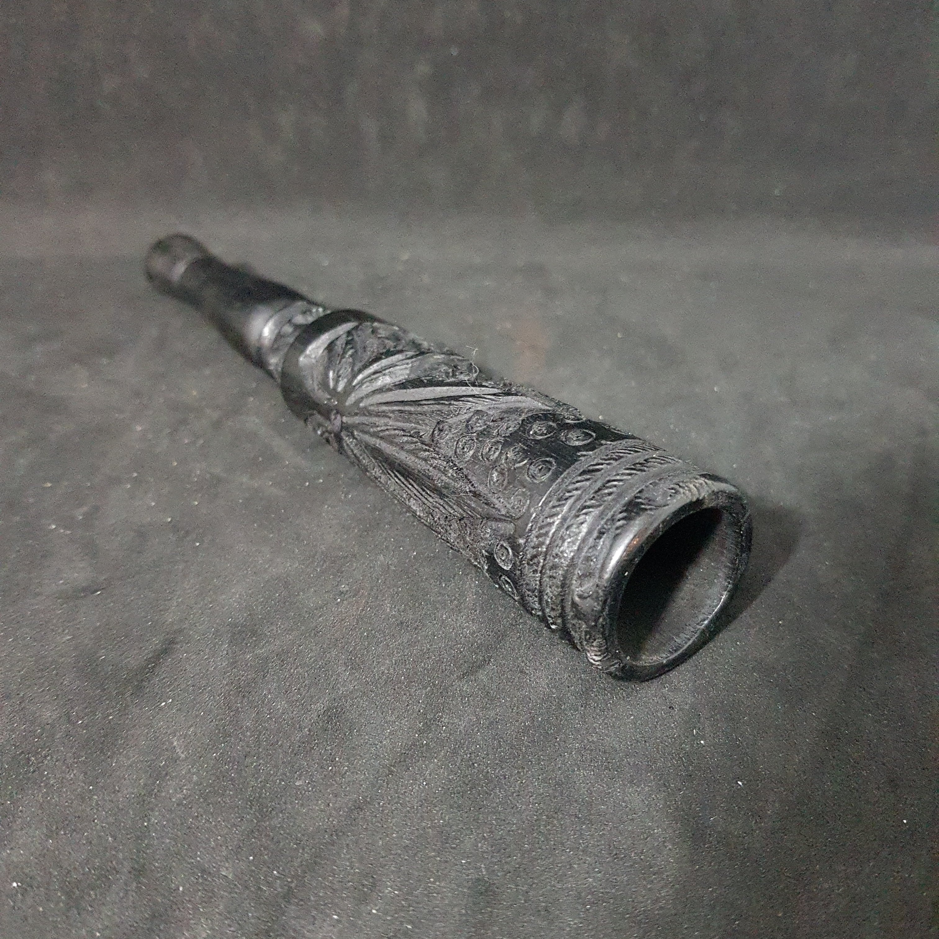 Handcarved Wooden Chillum Pipe 15cm