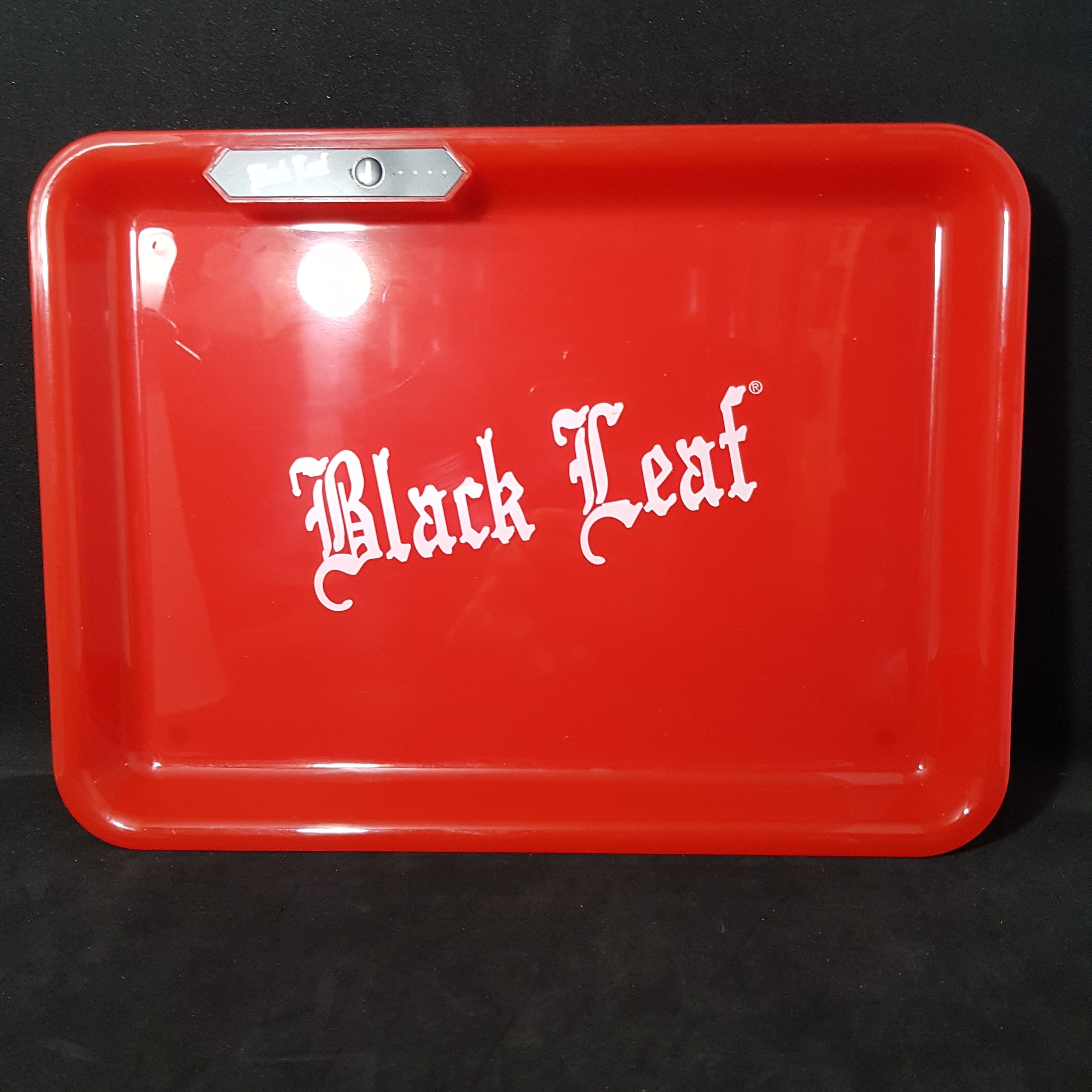 Black Leaf Glow Tray - Red