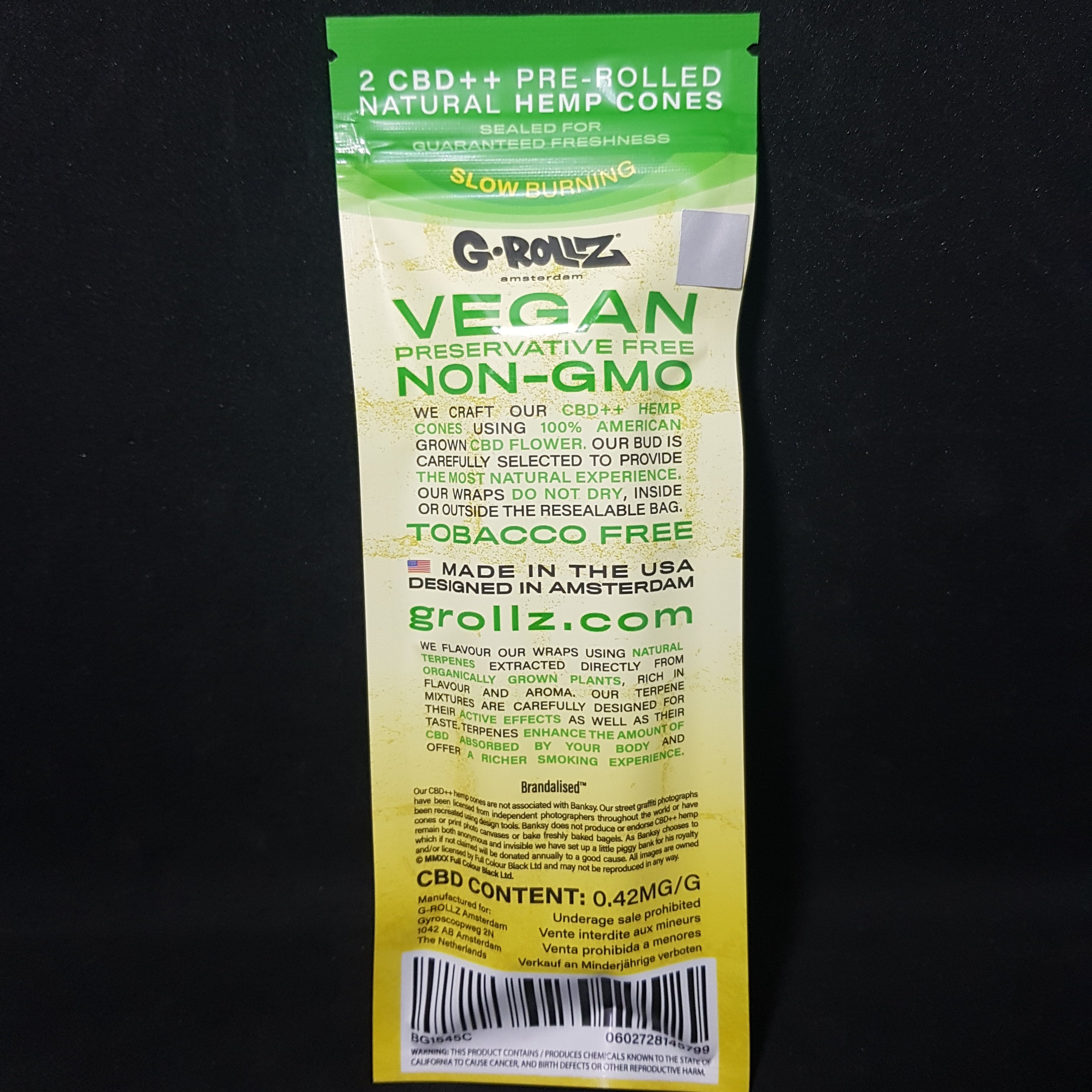 G-Rollz - Pre-Rolled Blunt Cones - Lemon Haze