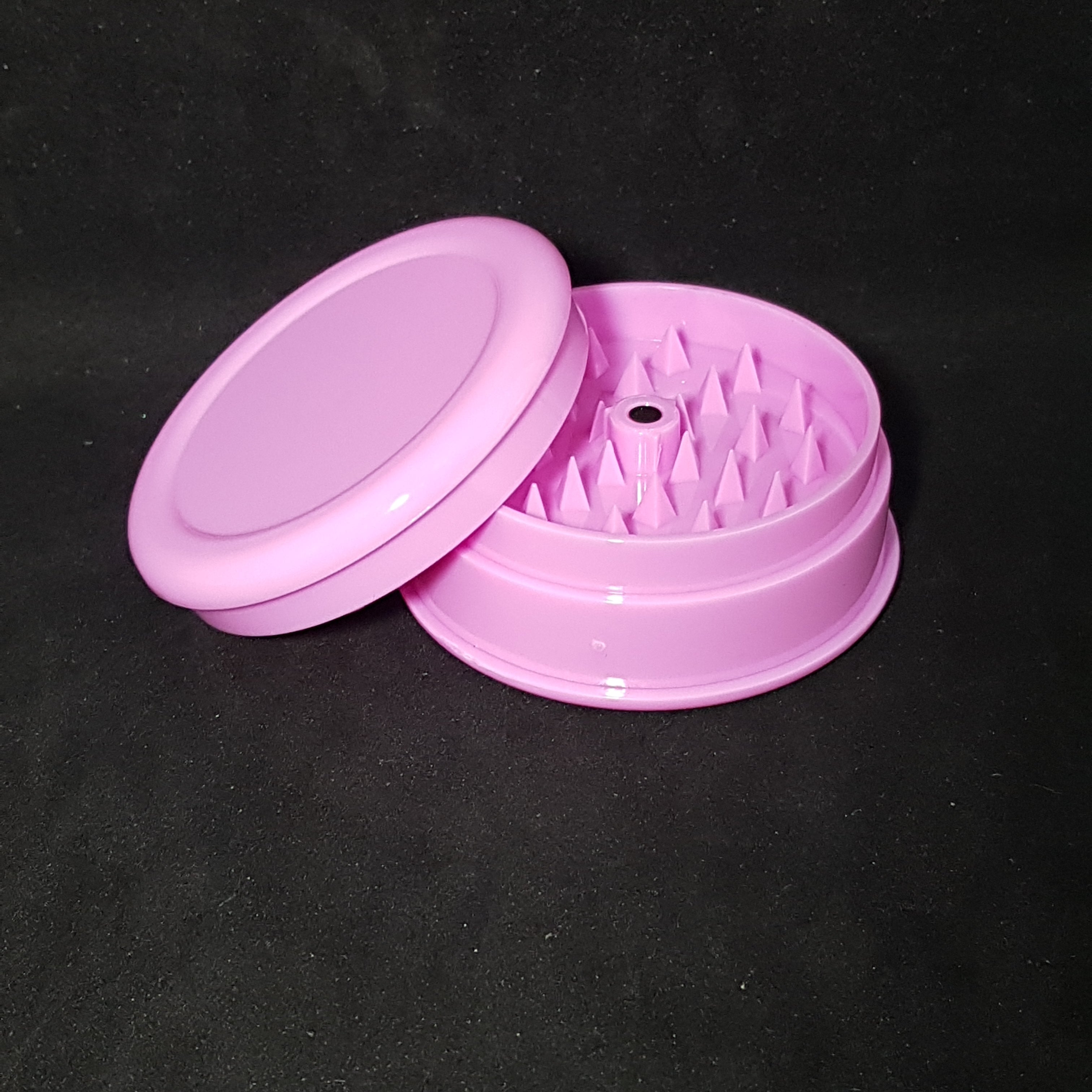 Pink Plastic 2 Piece Grinder - 60mm