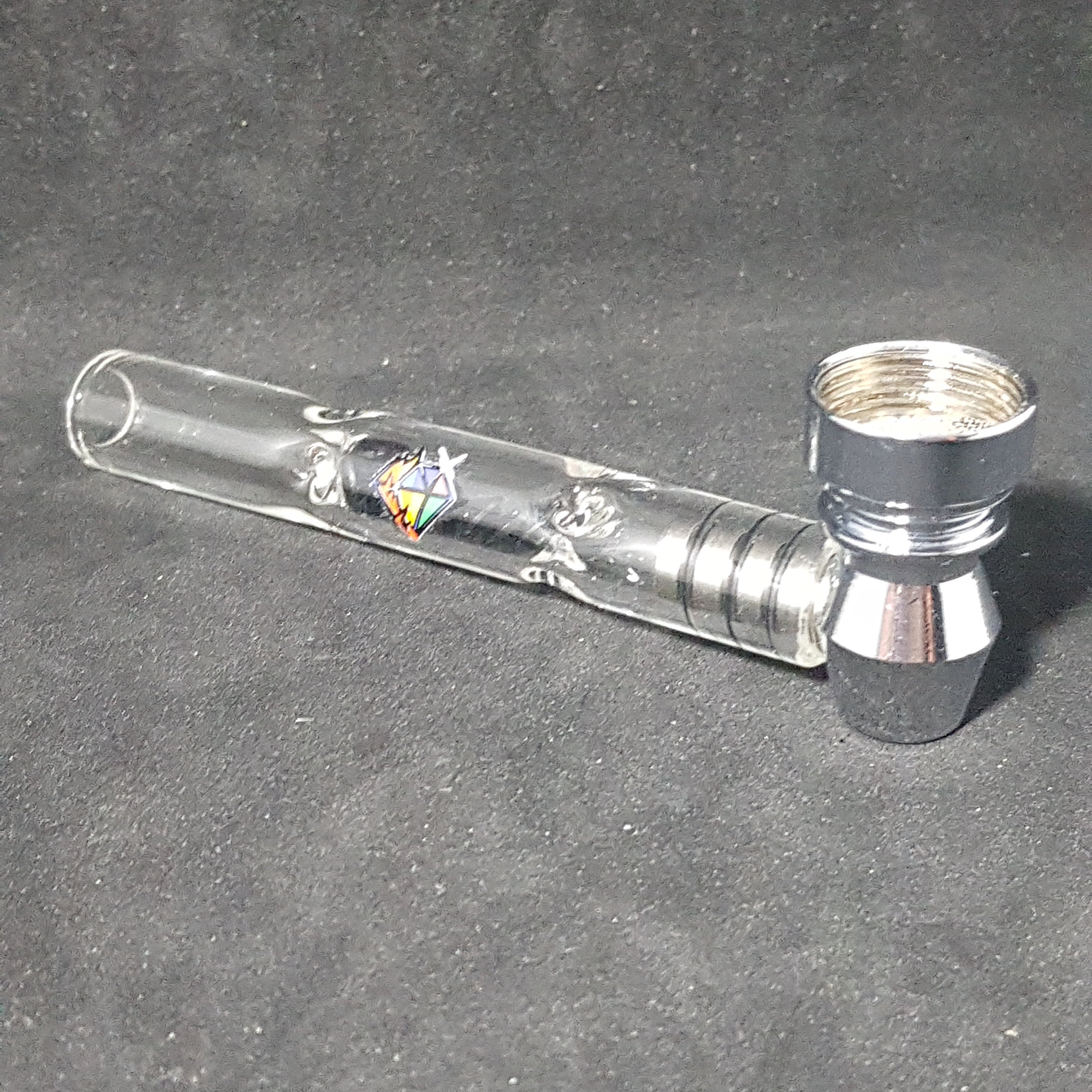 Glass Diamonds Pipe