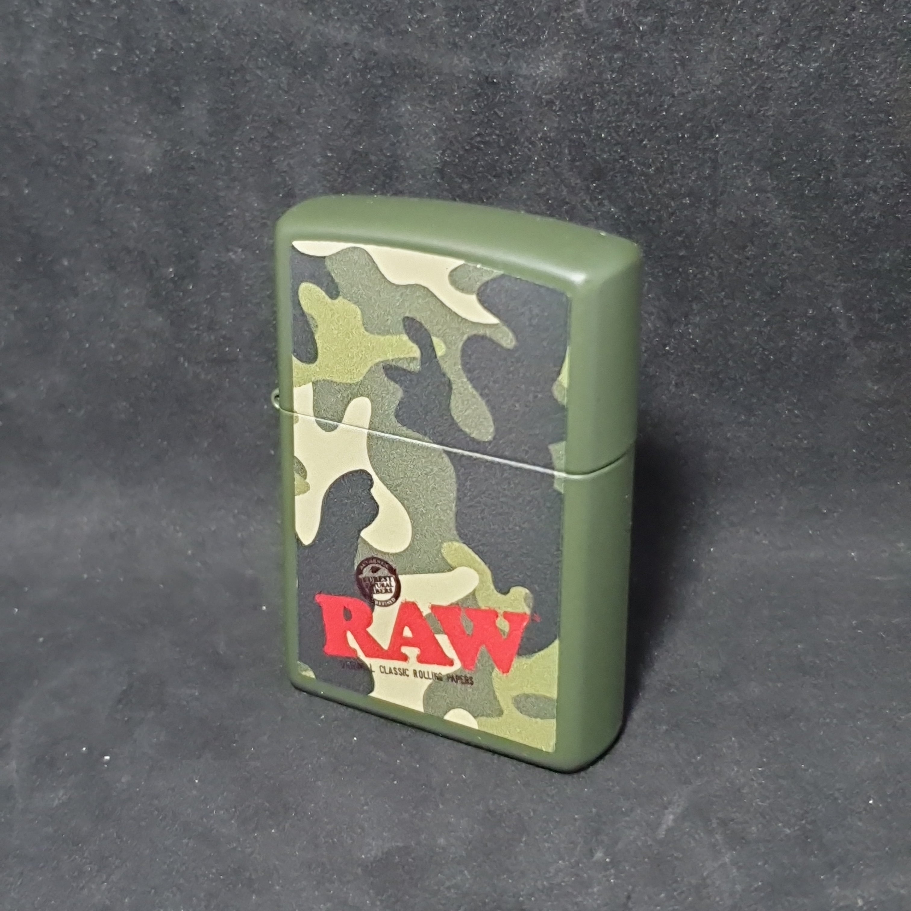 RAW Zippo Lighter - Camo (full print)