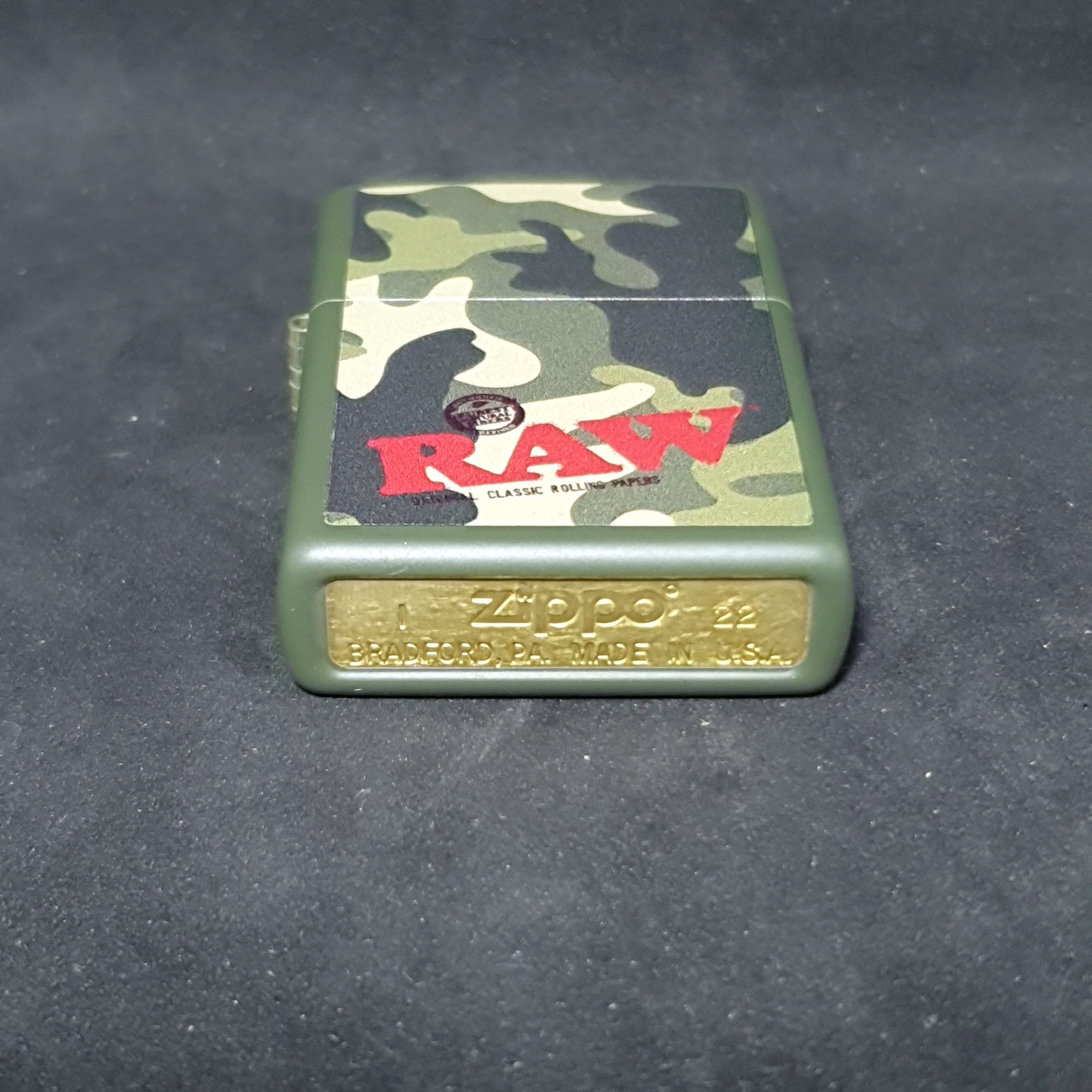 RAW Zippo Lighter - Camo (full print)