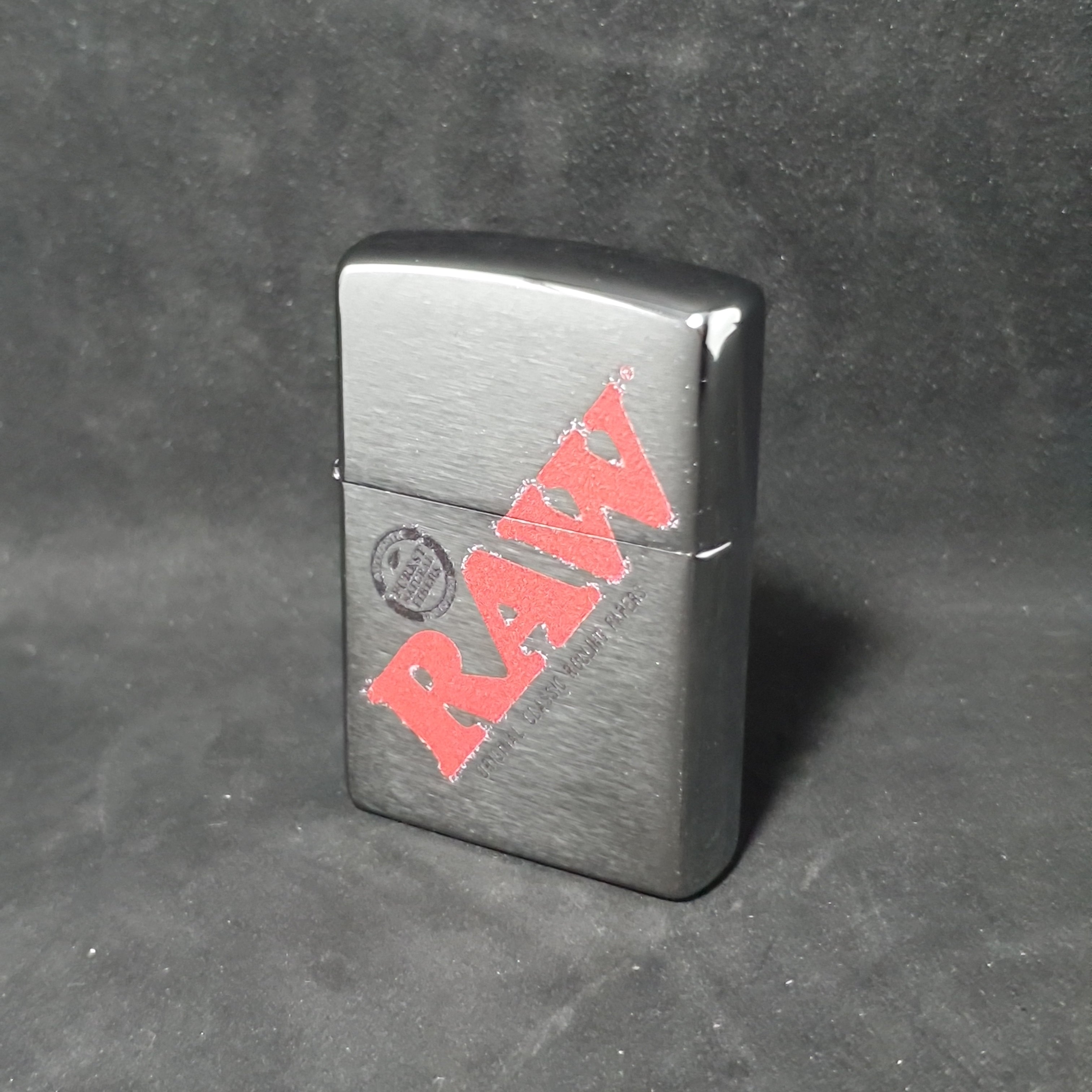 RAW Zippo Lighter - Silver with Logo