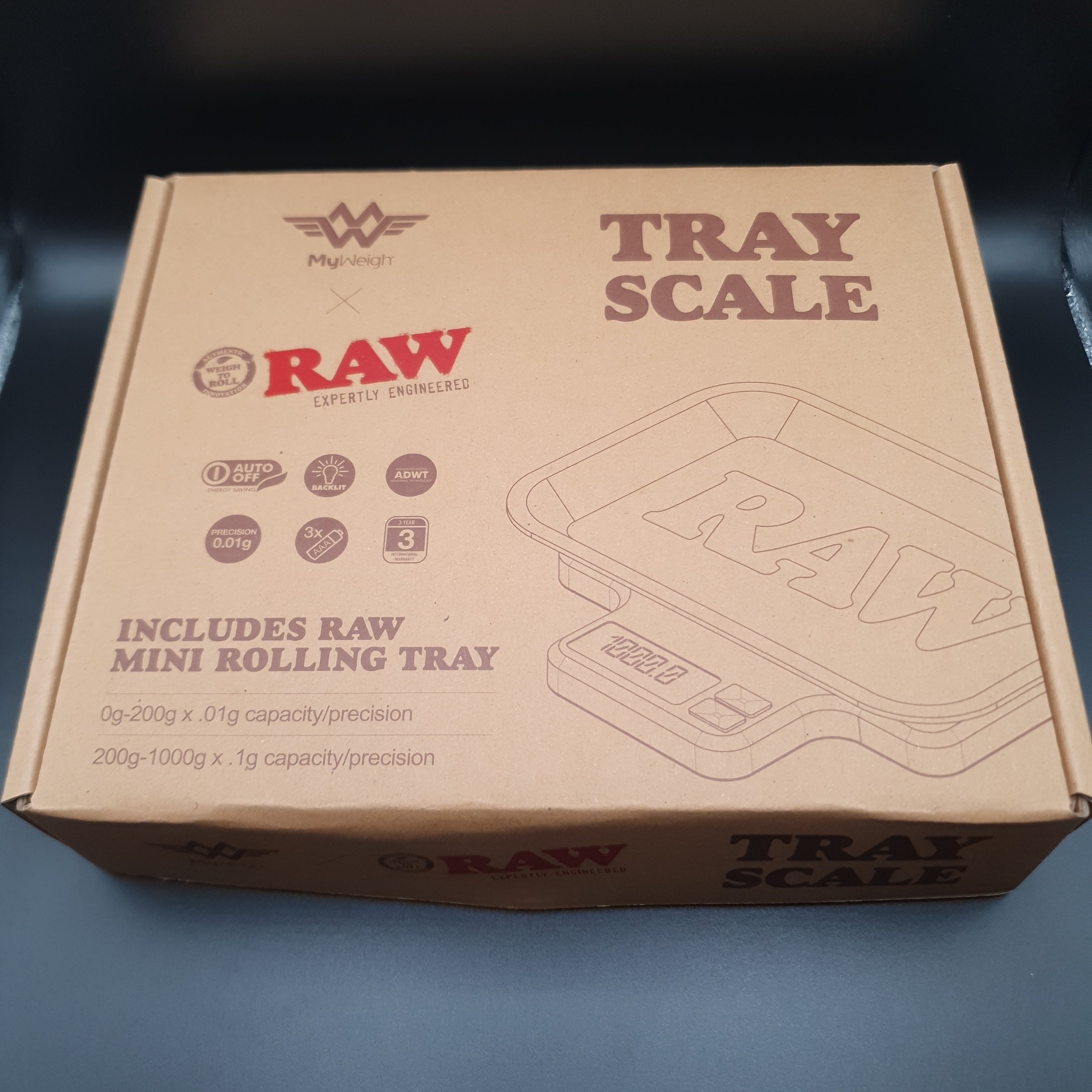 RAW Digital Tray Scale - 0.01g / 200g