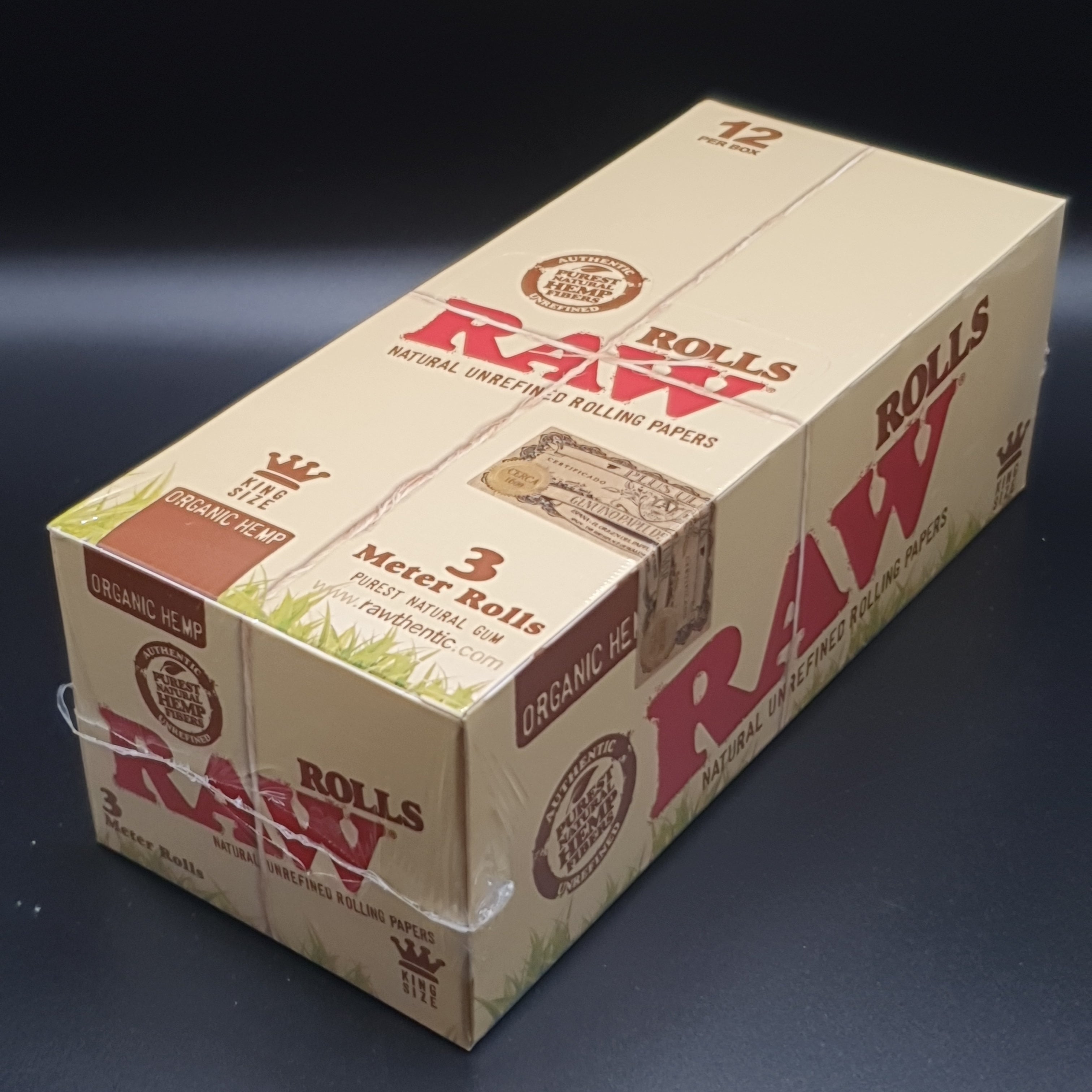 RAW Organic Kingsize Rolls - 3 Meter