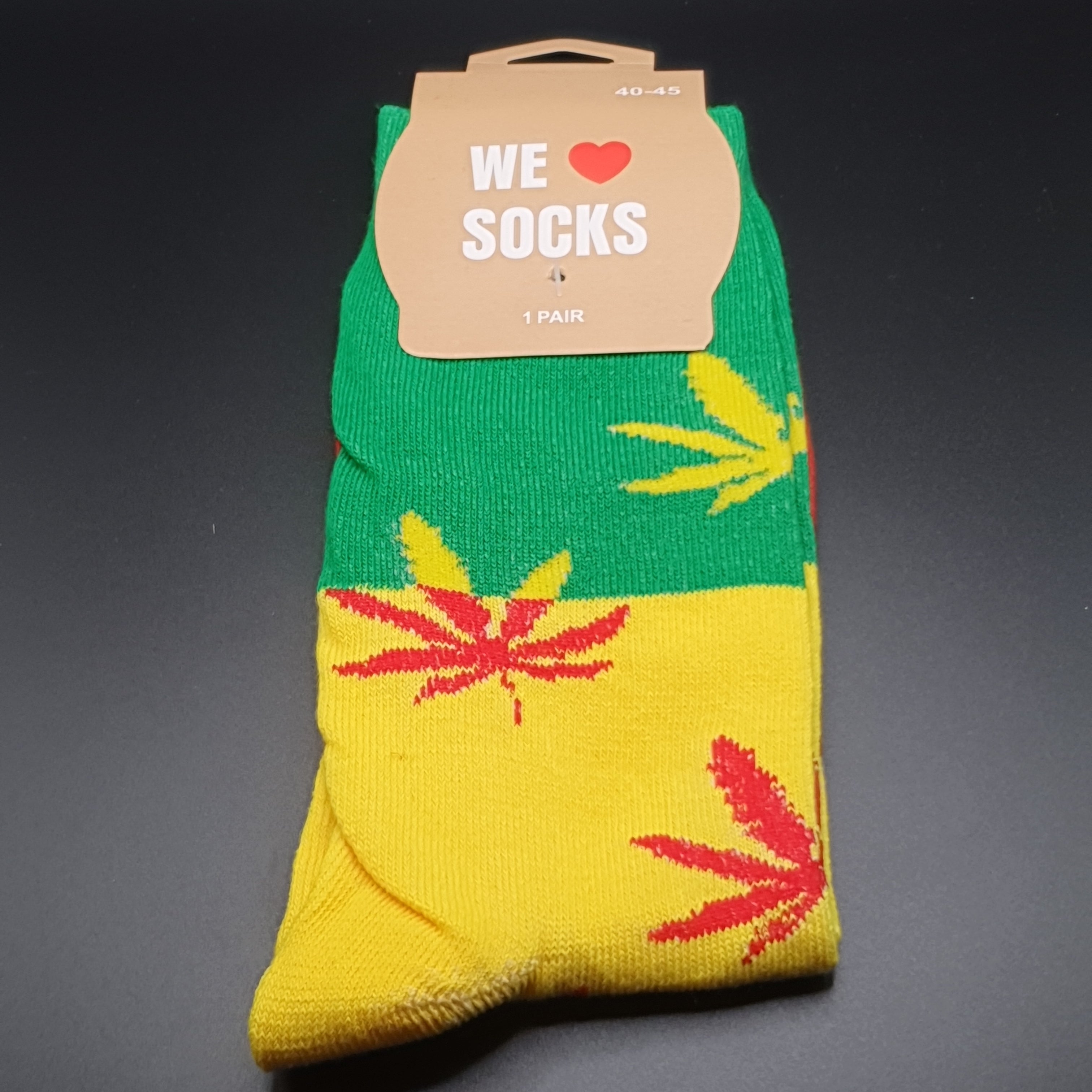 LONG SOCKS-SIZE(40-45) - Rasta Colour