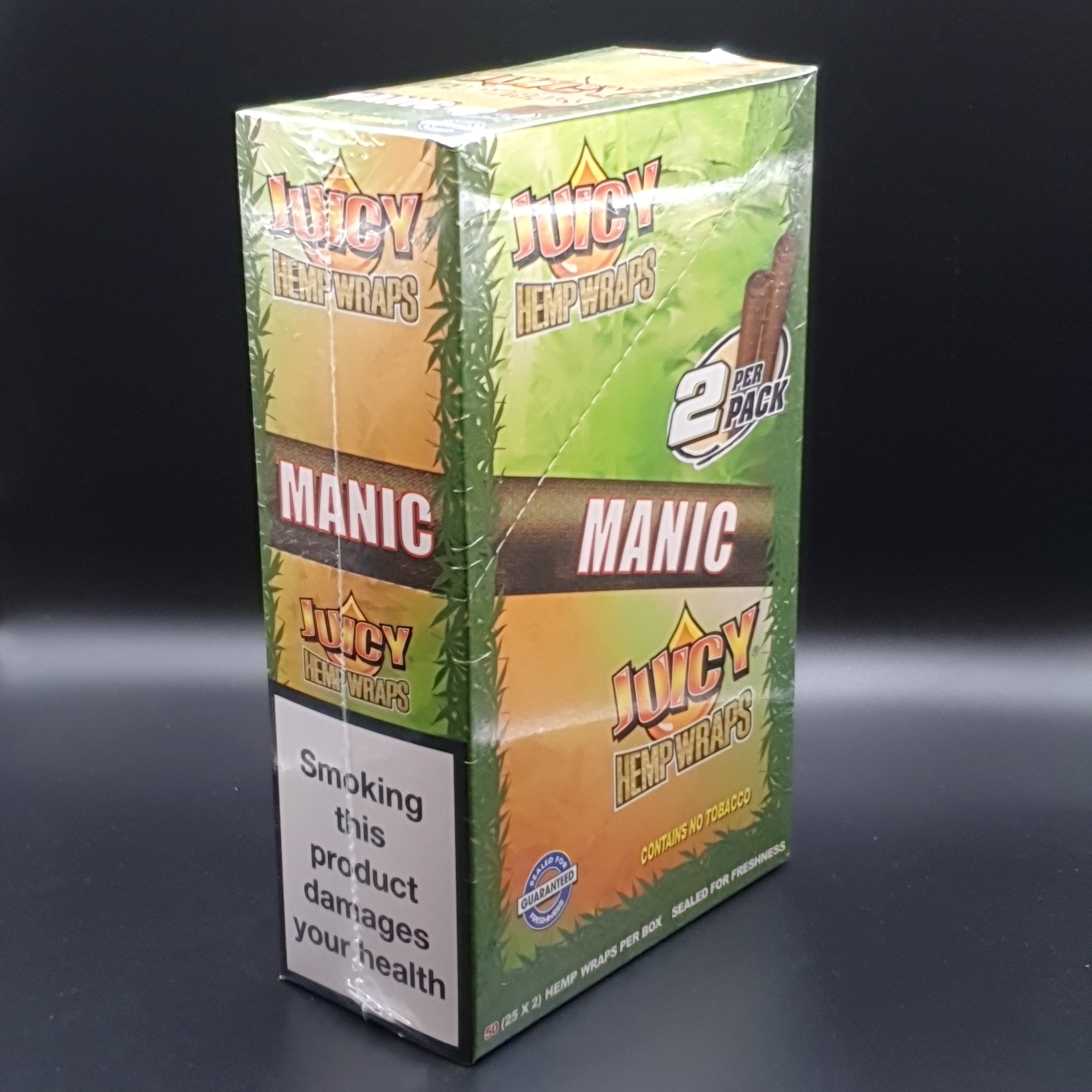 Juicy Jay's Hemp Wraps - 2 Pack - Manic