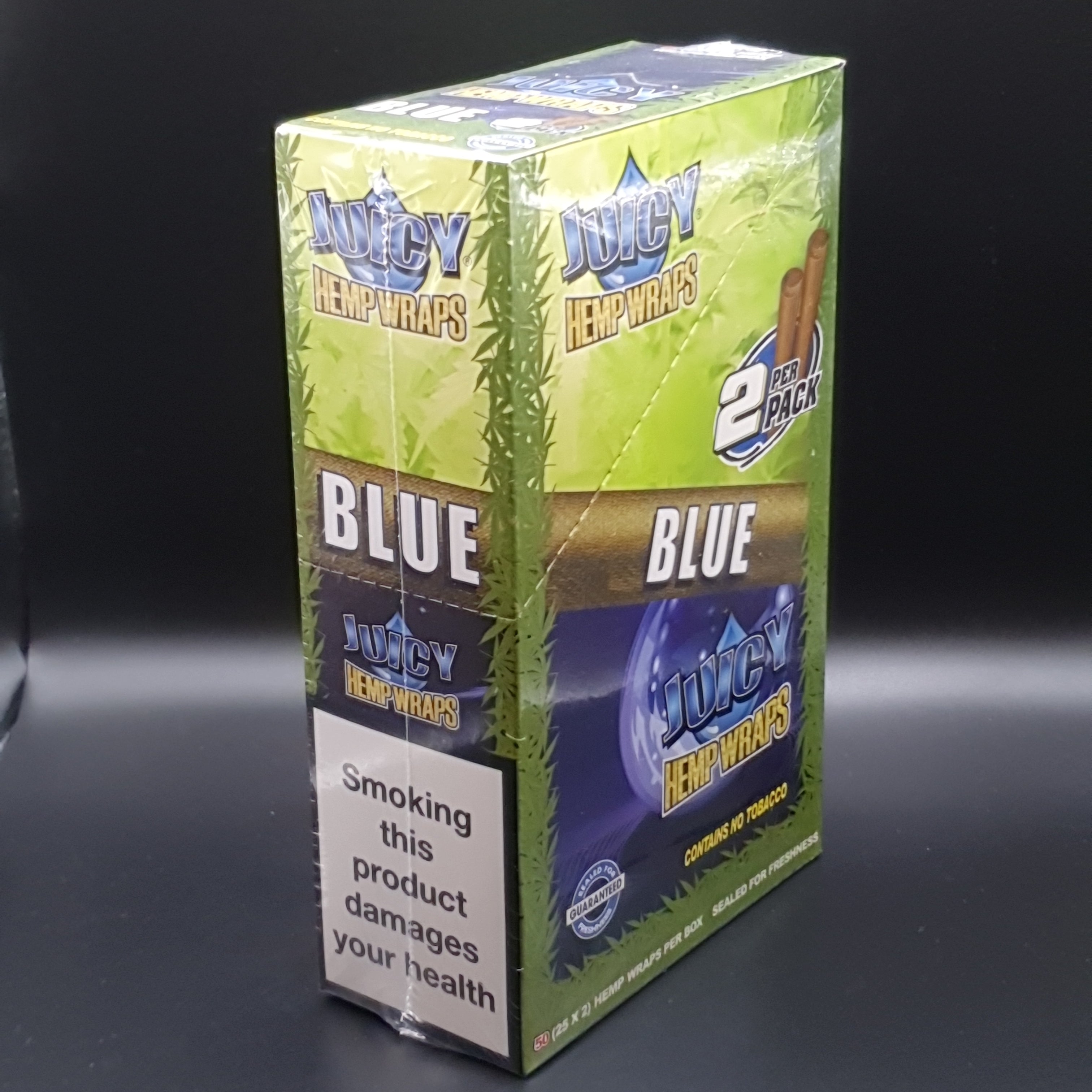 Juicy Jay's Hemp Wraps - 2 Pack - Blue