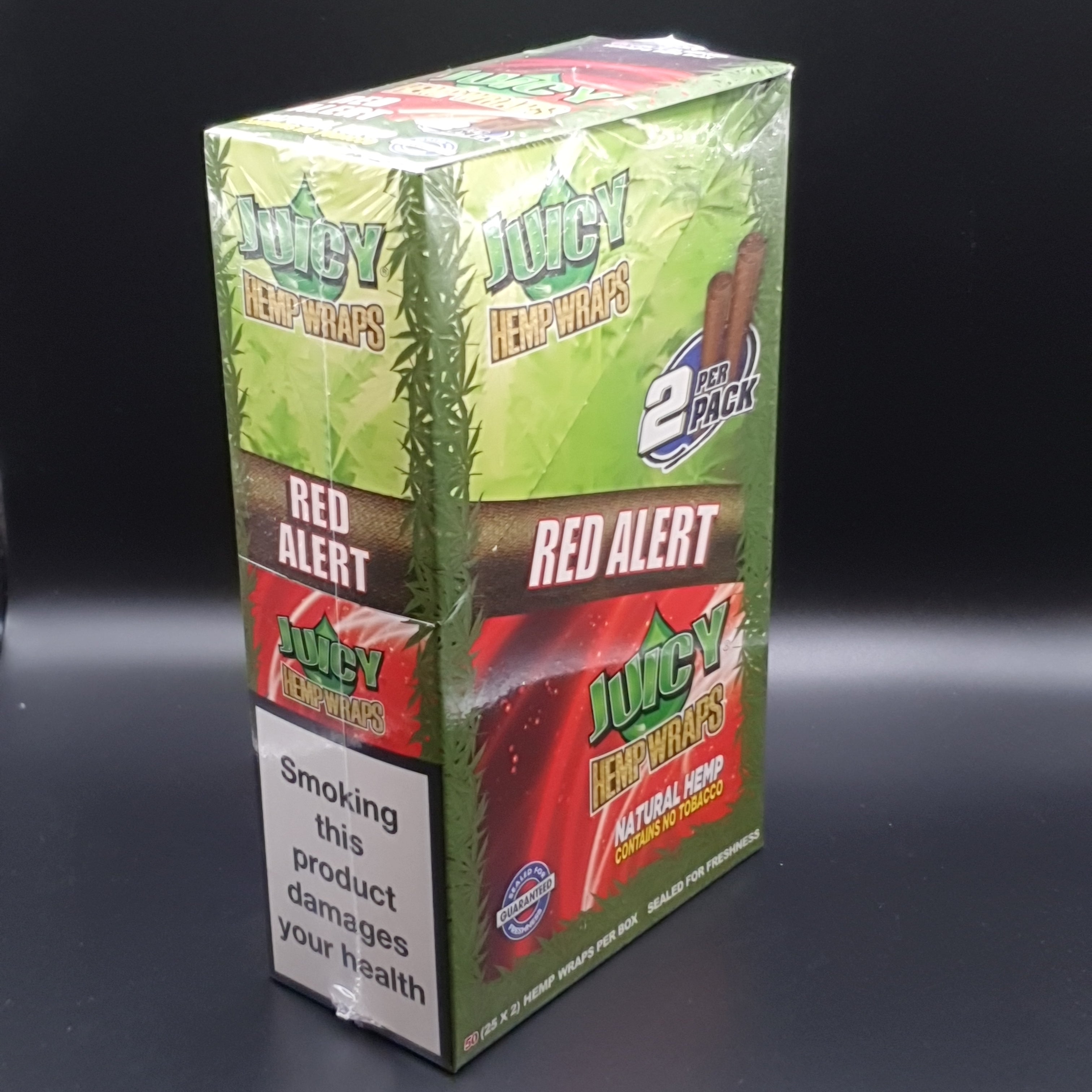 Juicy Jay's Hemp Wraps - 2 Pack - Red Alert