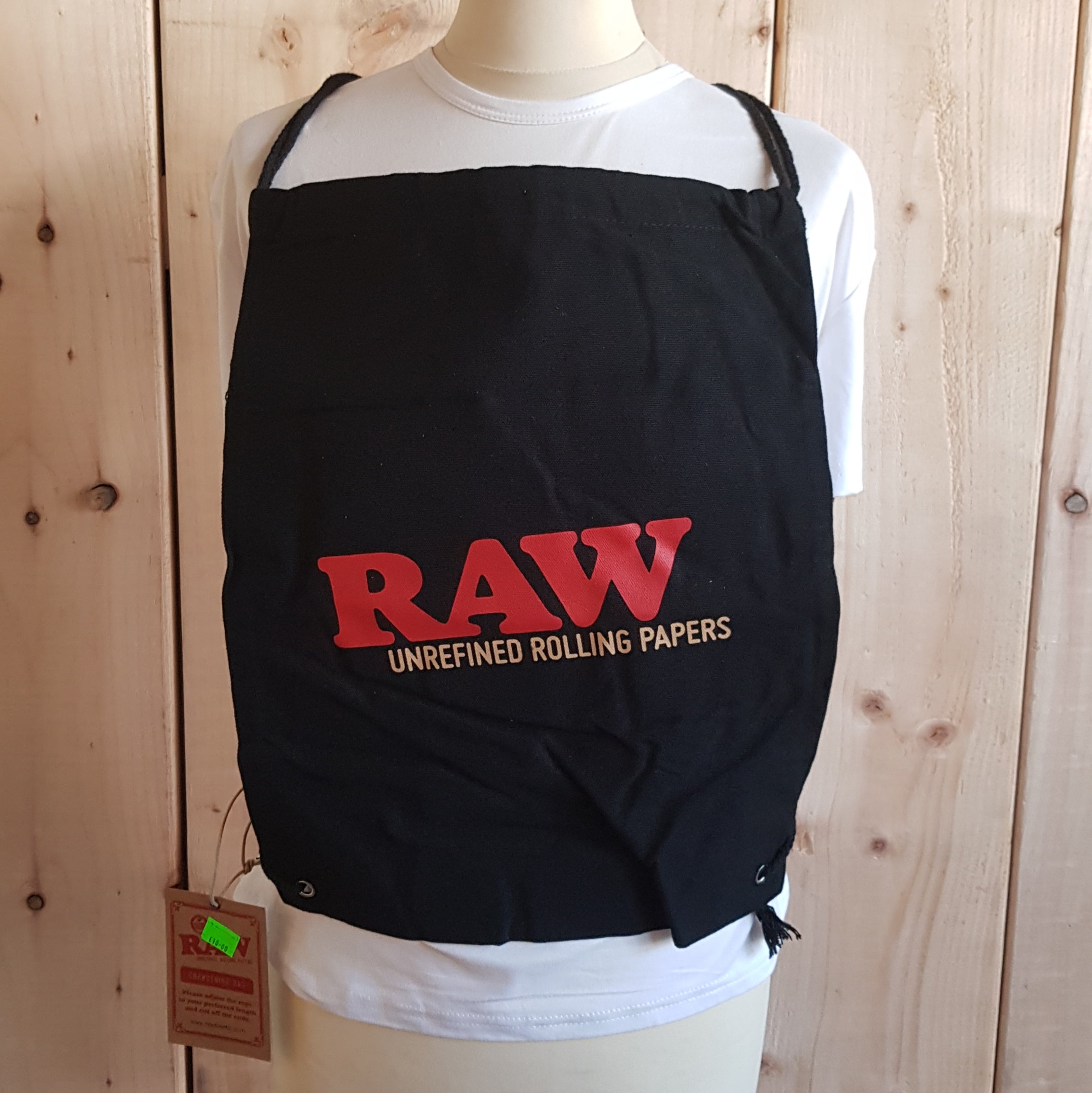 RAW Drawstring Bag - Black