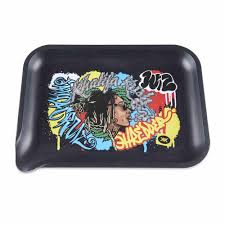 Santa Cruz & Wiz Khalifa Hemp Plastic Rolling Tray